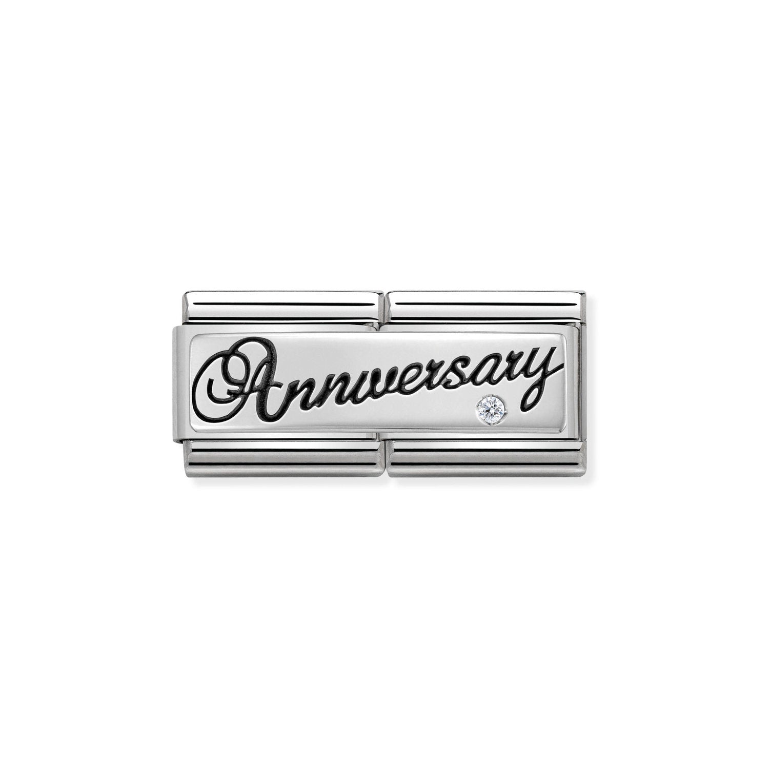 Nomination DOUBLE Classic SYMBOLS Silver Anniversary Charm