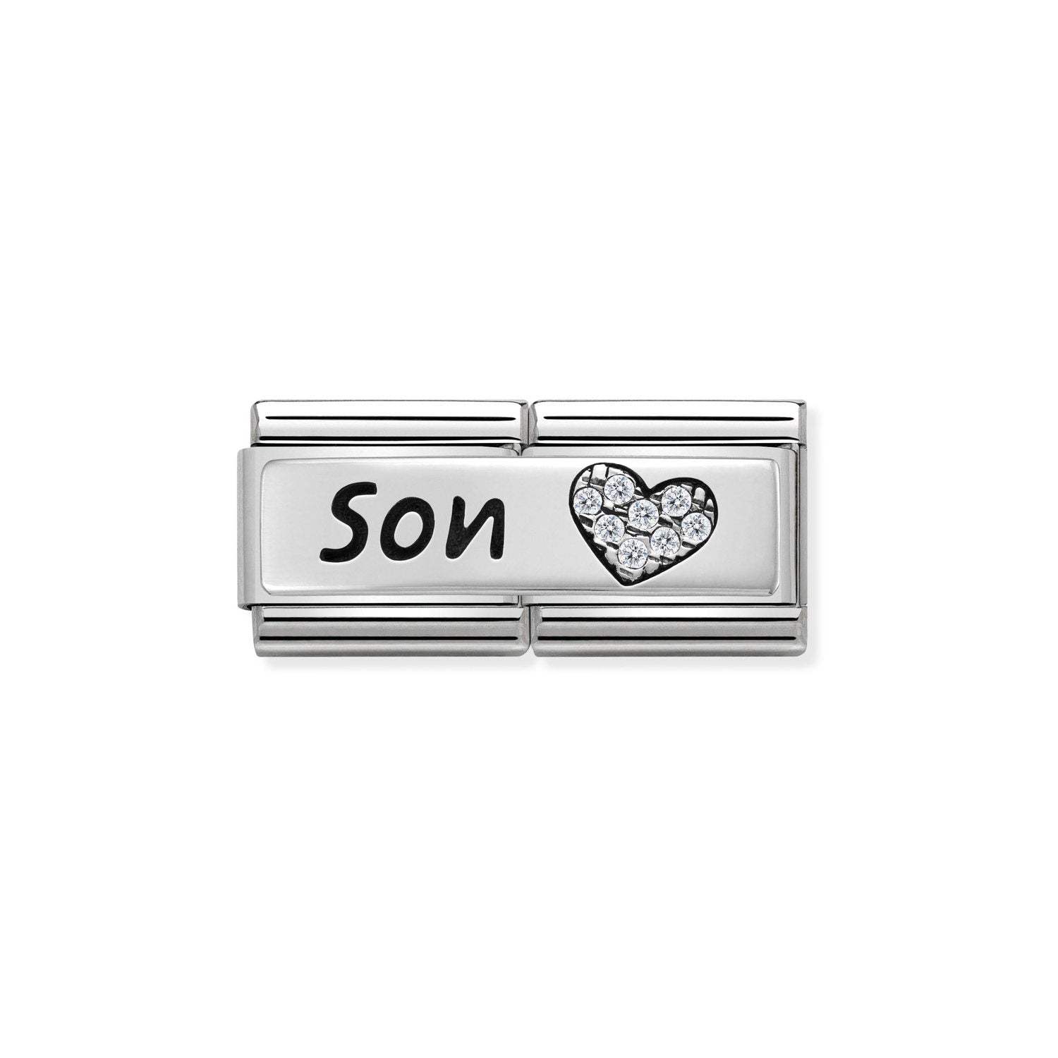 Nomination DOUBLE Classic SYMBOLS Silver Son Charm