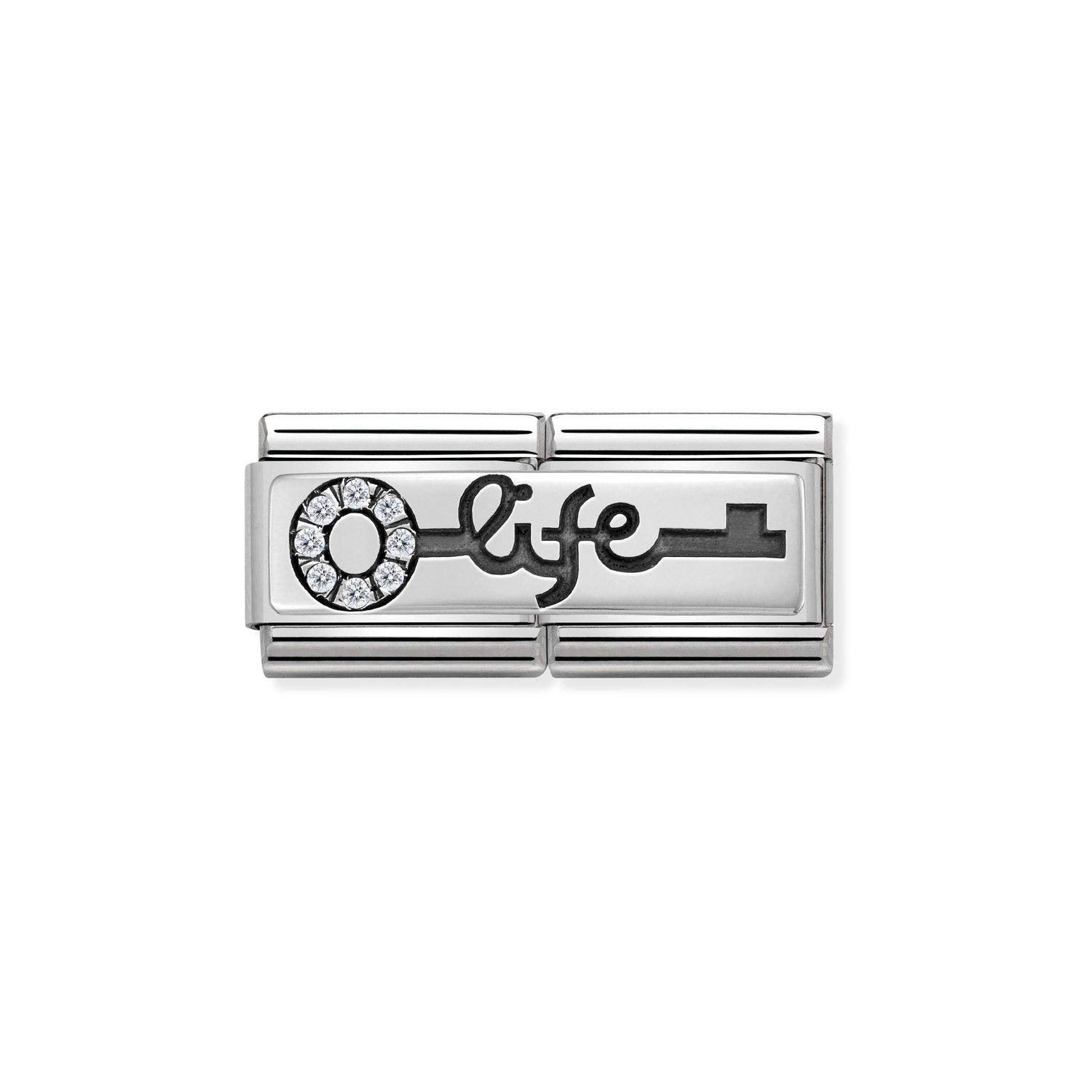 Nomination DOUBLE Classic SYMBOLS Silver Key Life Charm