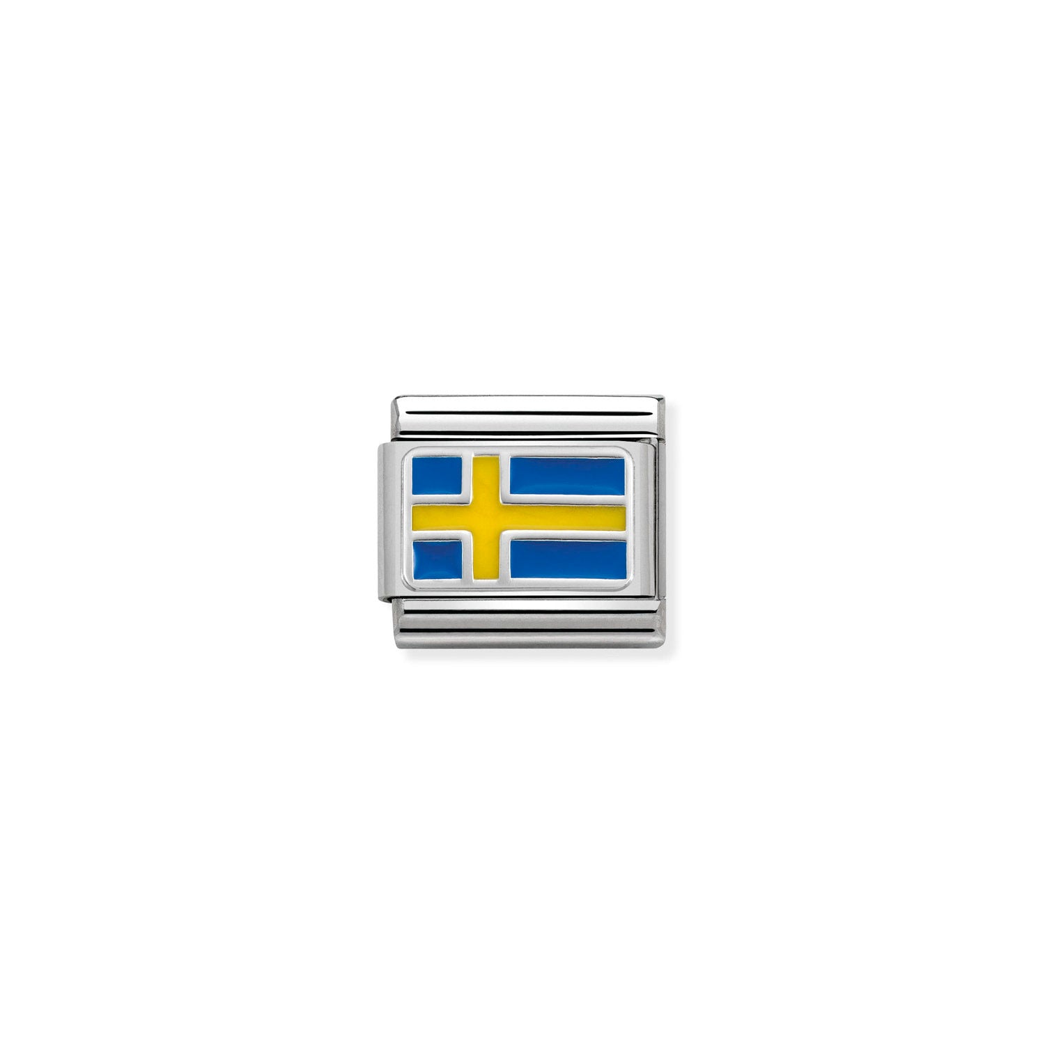 Nomination Classic FLAGS Silver Sweden Charm