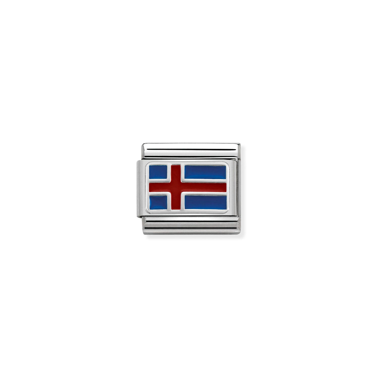 Nomination Classic FLAGS Silver Iceland Charm