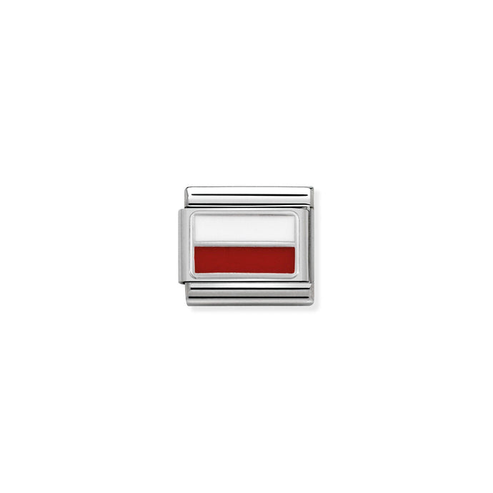 Nomination Classic FLAGS Silver Poland Charm