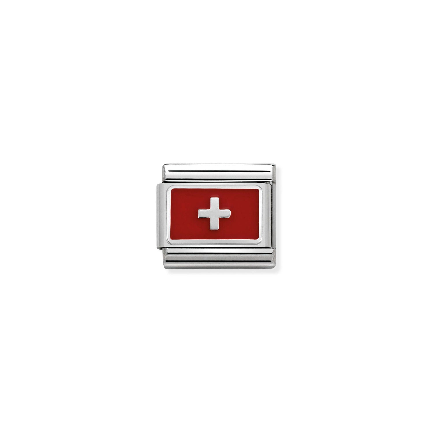 Nomination Classic FLAGS Silver Switzerland Charm