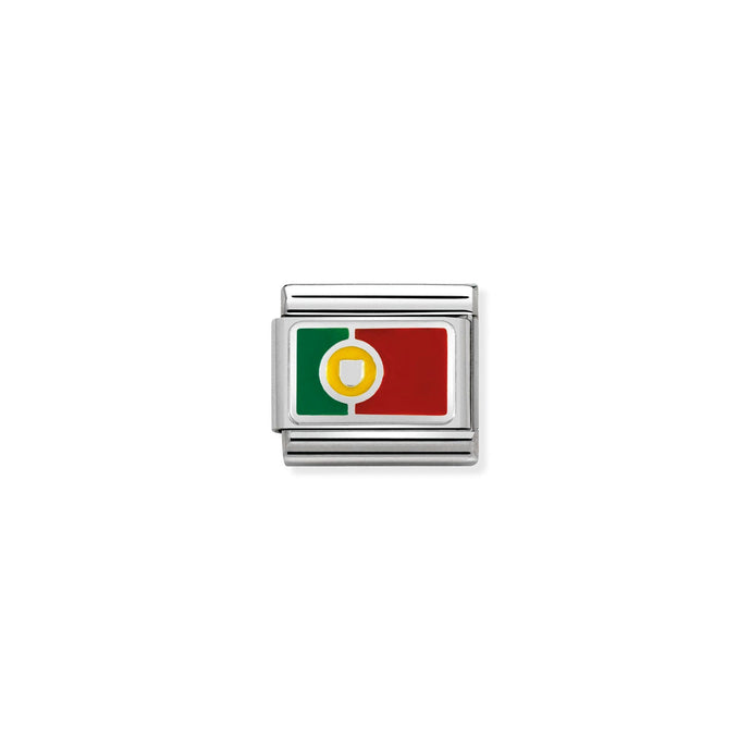 Nomination Classic FLAGS Silver Portugal Charm