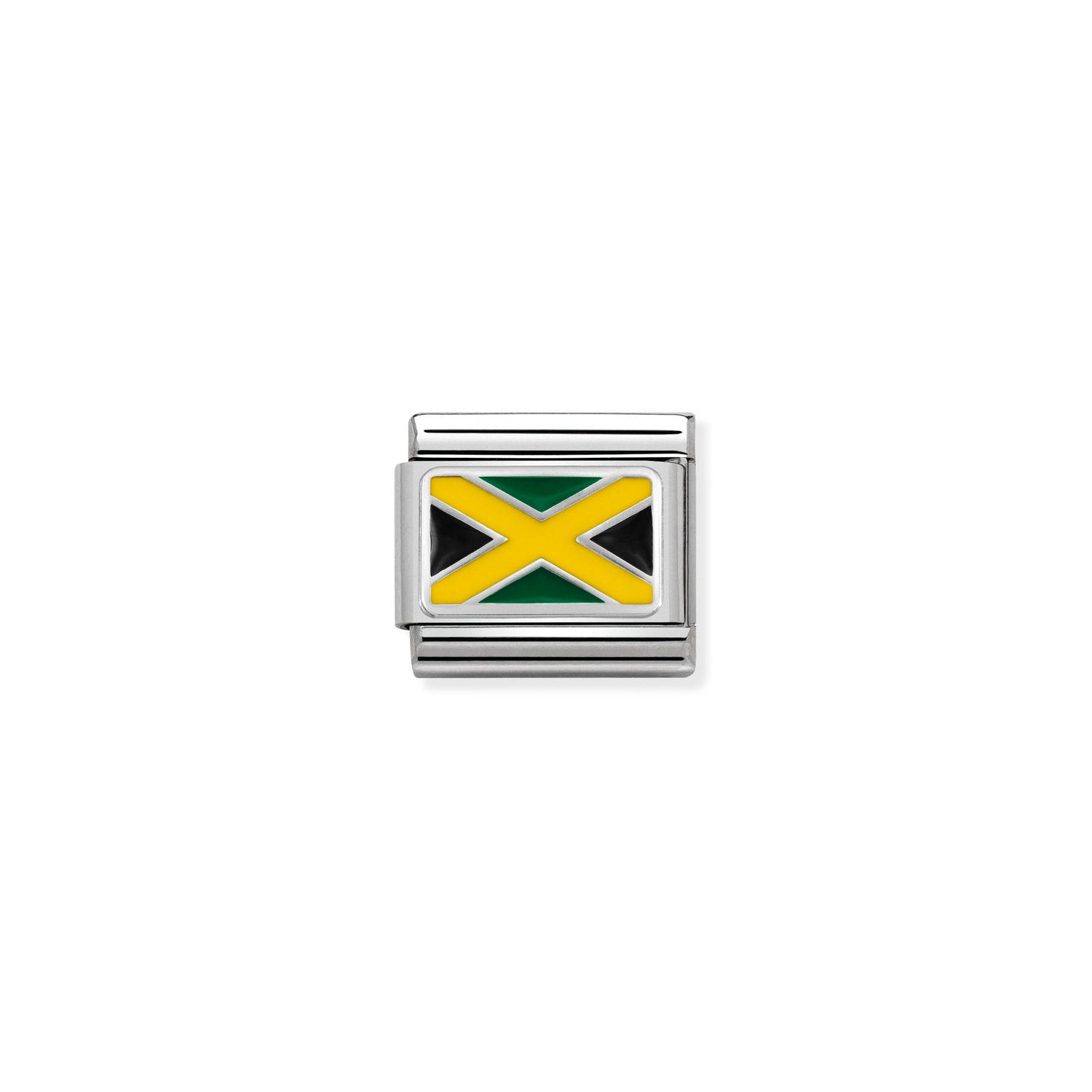 Nomination Classic FLAGS Silver Jamaica Charm