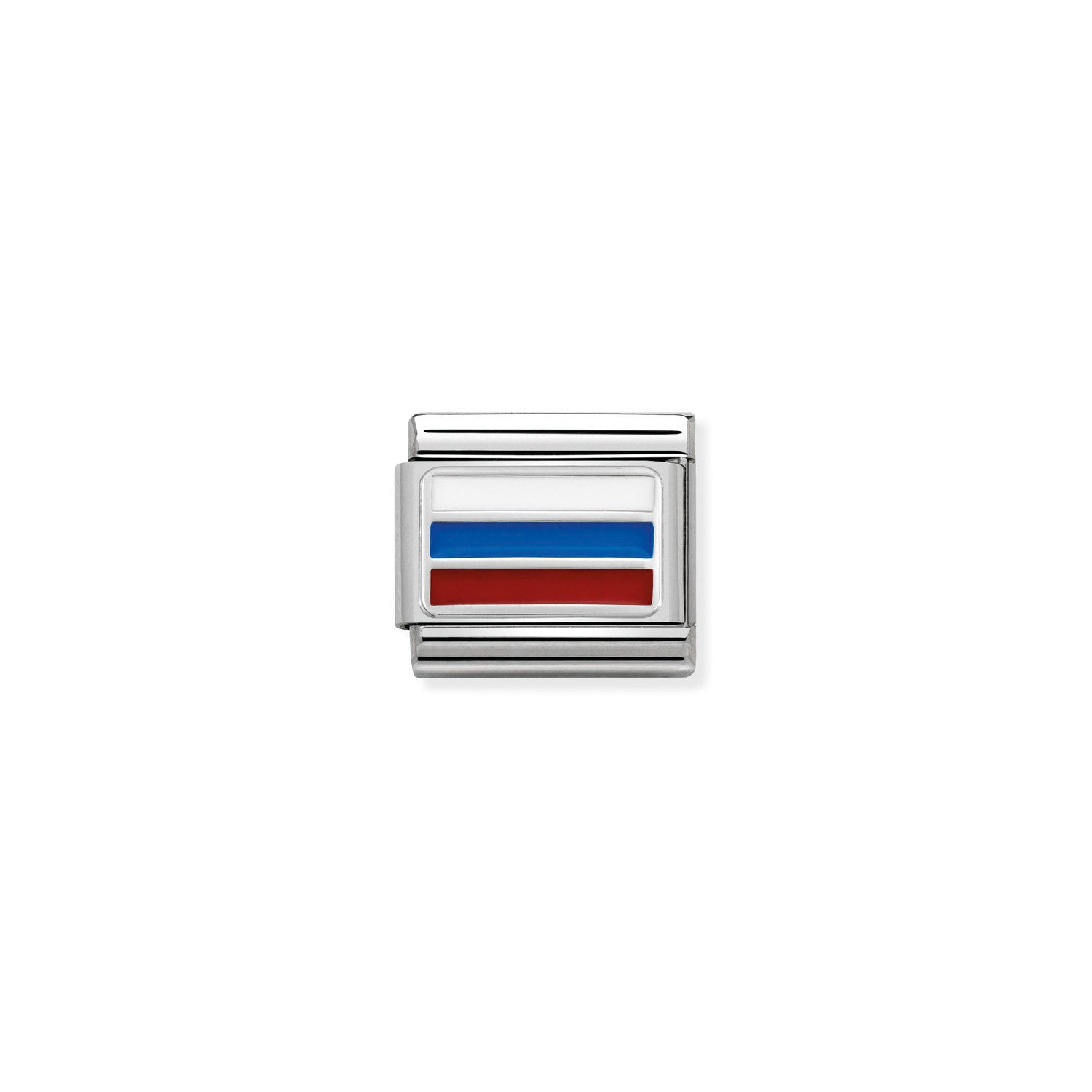 Nomination Classic FLAGS Silver Russia Charm
