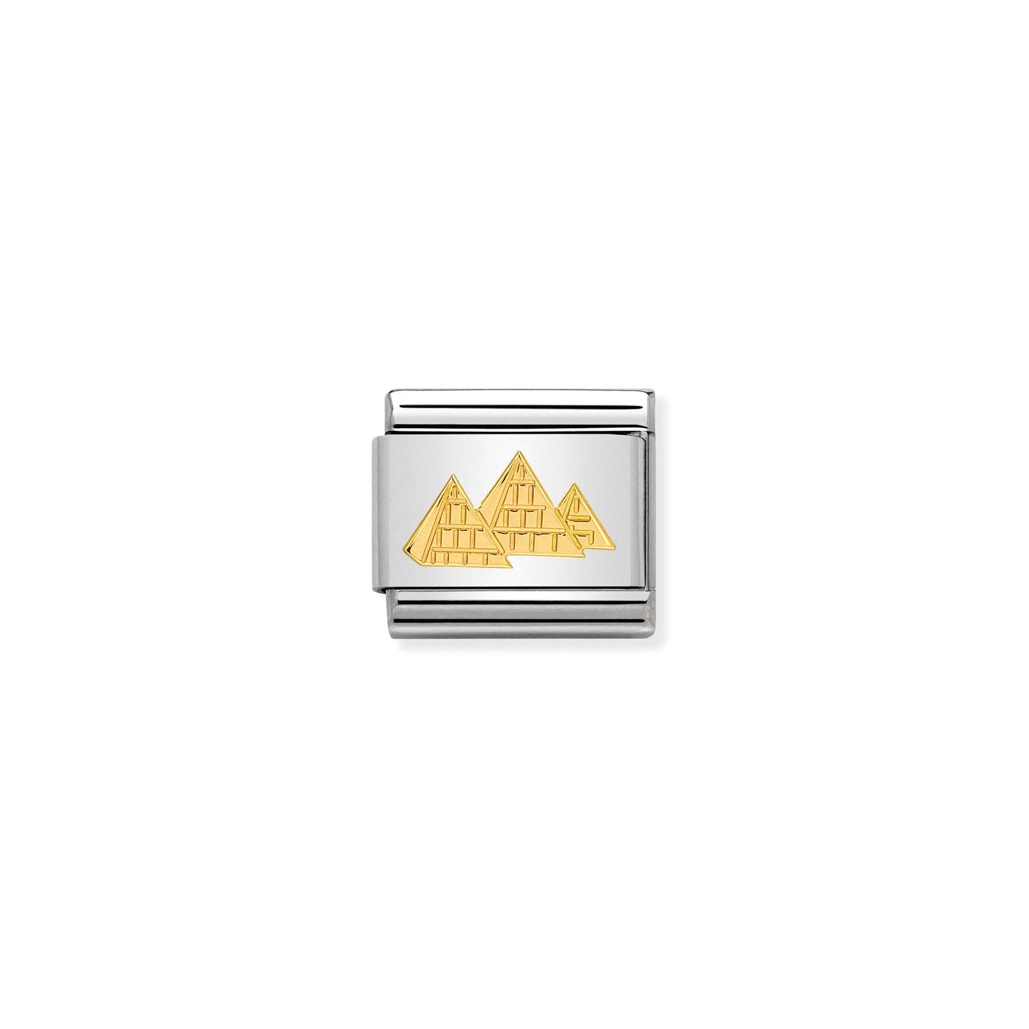 Nomination CLASSIC Gold Pyramids Charm