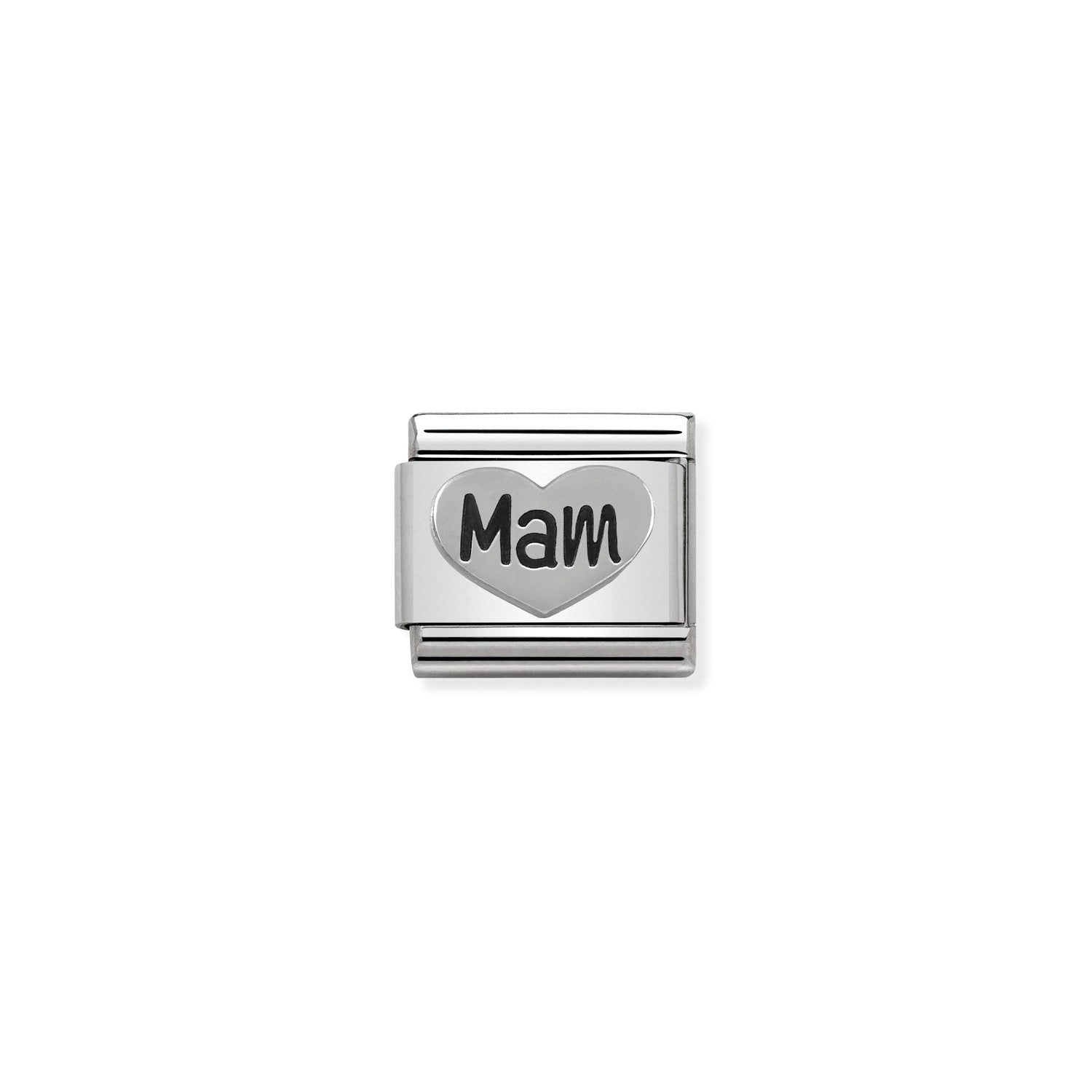 Nomination Classic OXIDIZED SYMBOLS in Silver MAM Heart Charm
