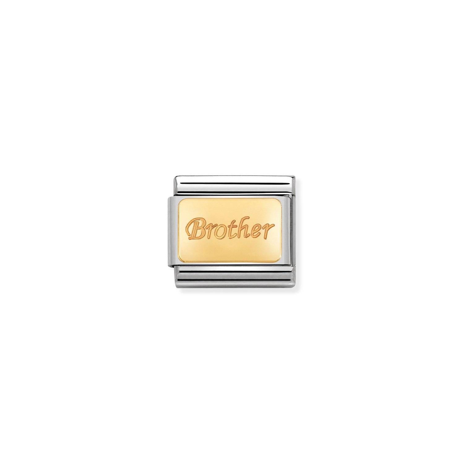 Nomination Classic Gold CUSTOM Brother Charm