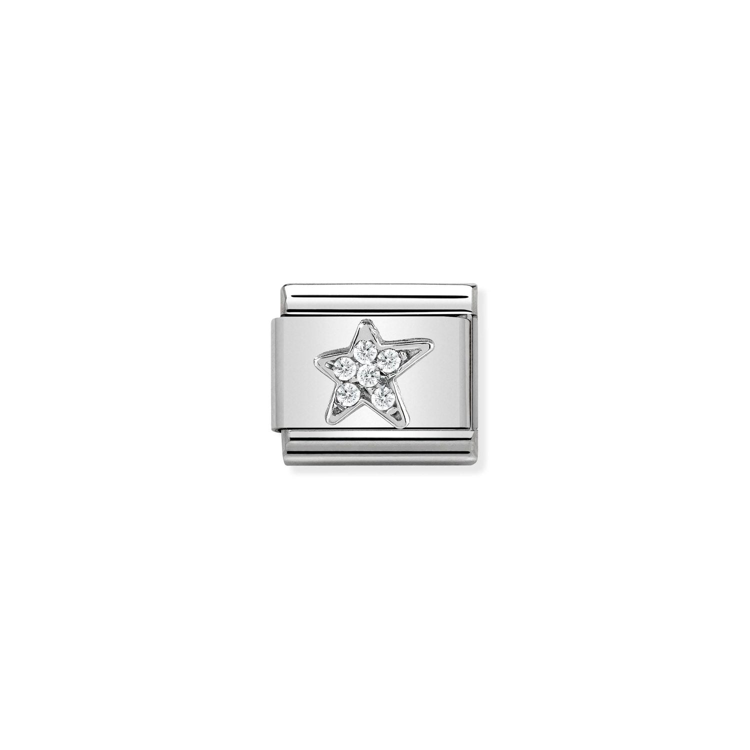 Nomination Classic silver Asymmetric Star Charm