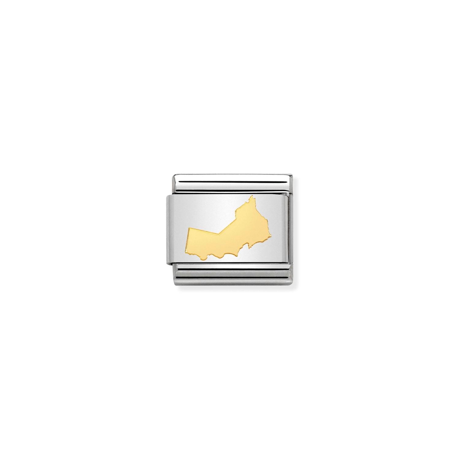 Nomination Classic Gold Oman map Charm
