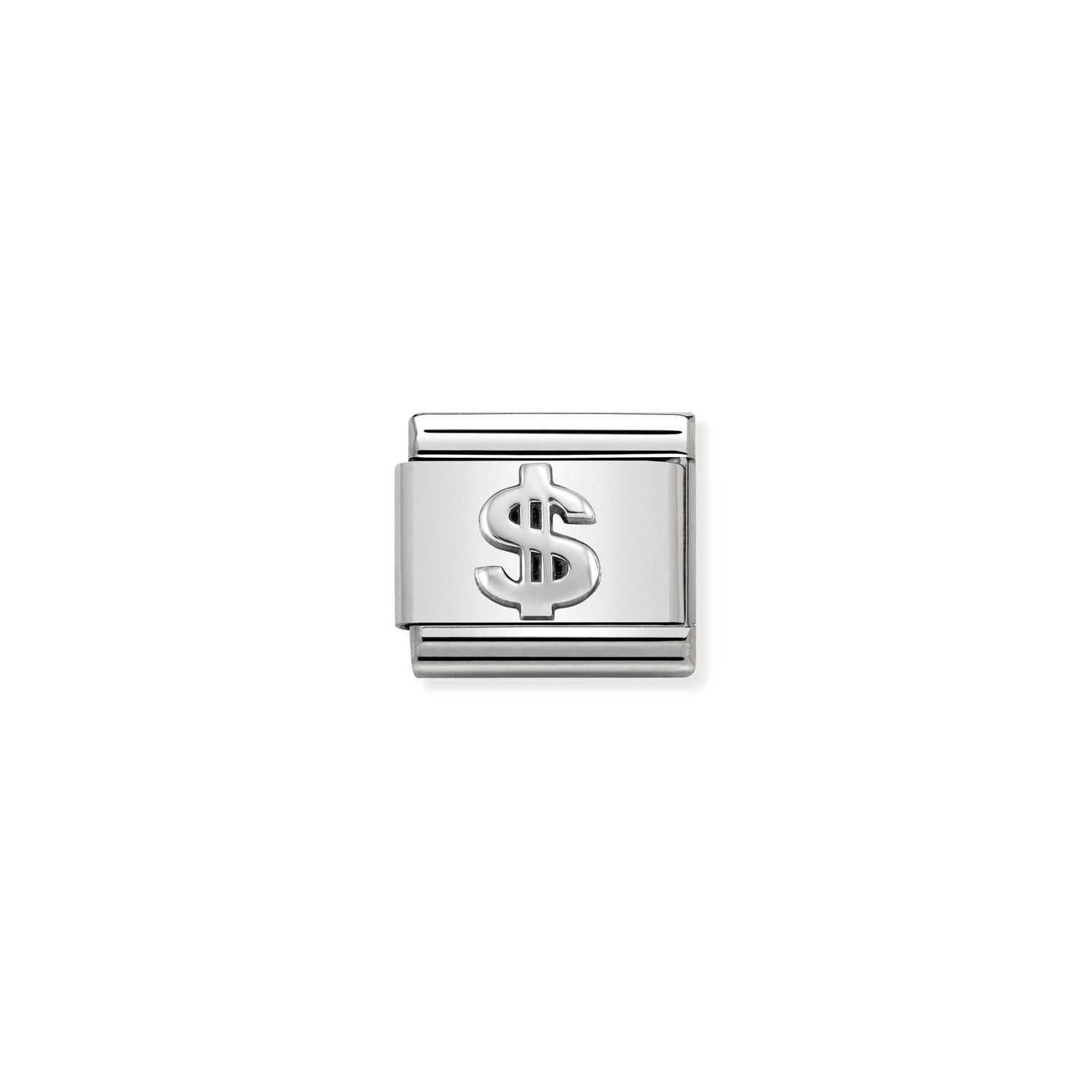 Nomination Classic OXIDIZED SYMBOLS in Silver Dollar Charm