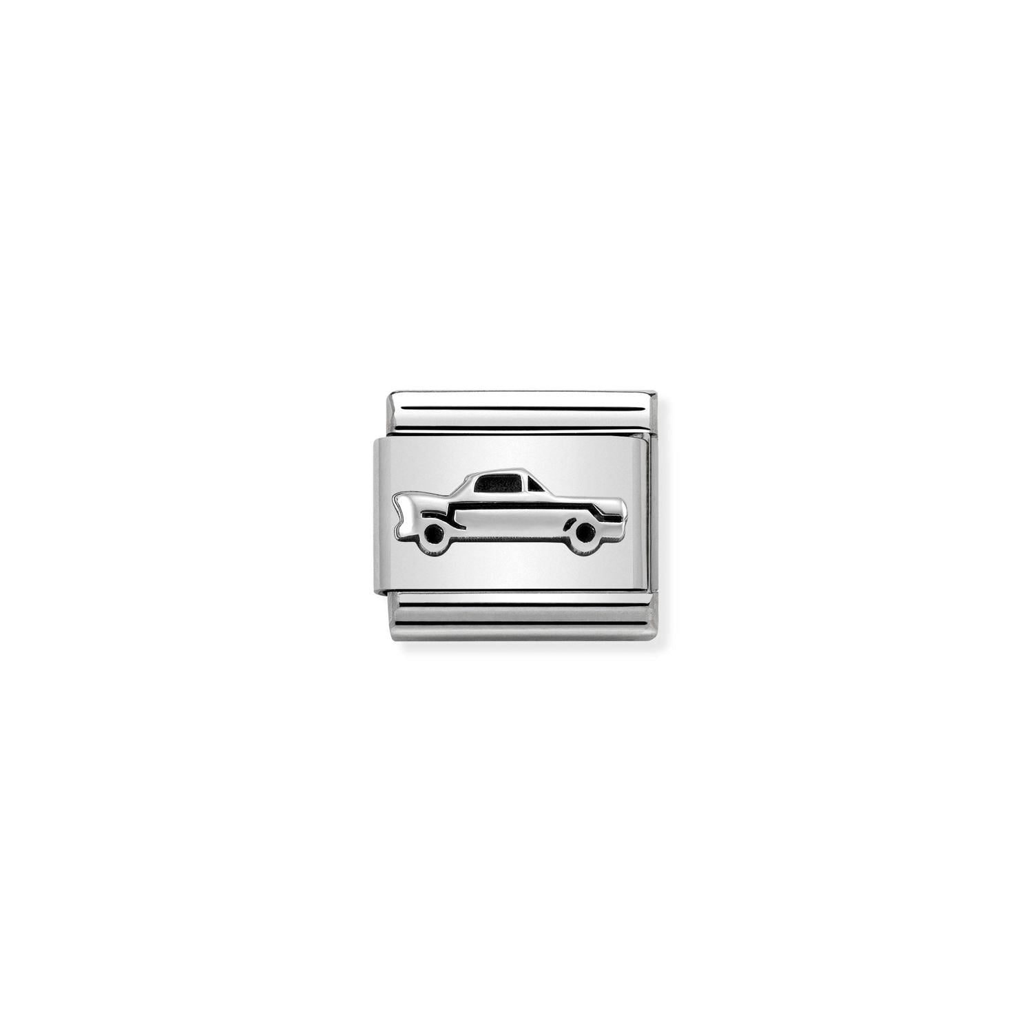Nomination Classic OXIDIZED SYMBOLS in Silver Vintage Car Charm