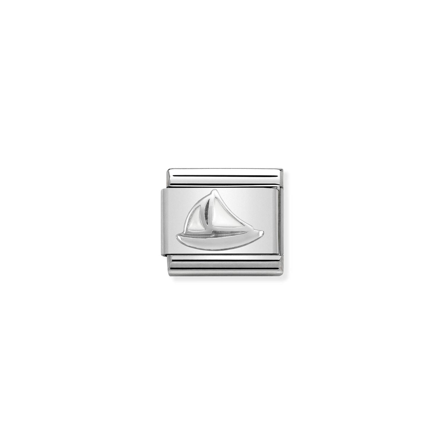Nomination Classic SYMBOLS Silver Sail Boat Charm