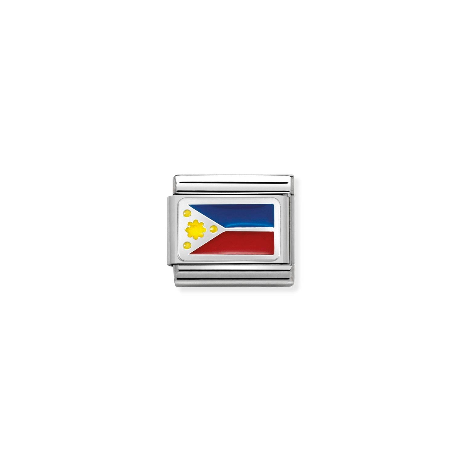 Nomination Classic FLAGS Silver Philippines Charm