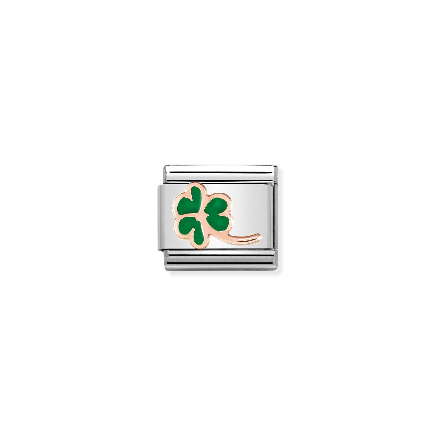 Nomination Classic SYMBOLS 9ct Rose Gold Clover Charm