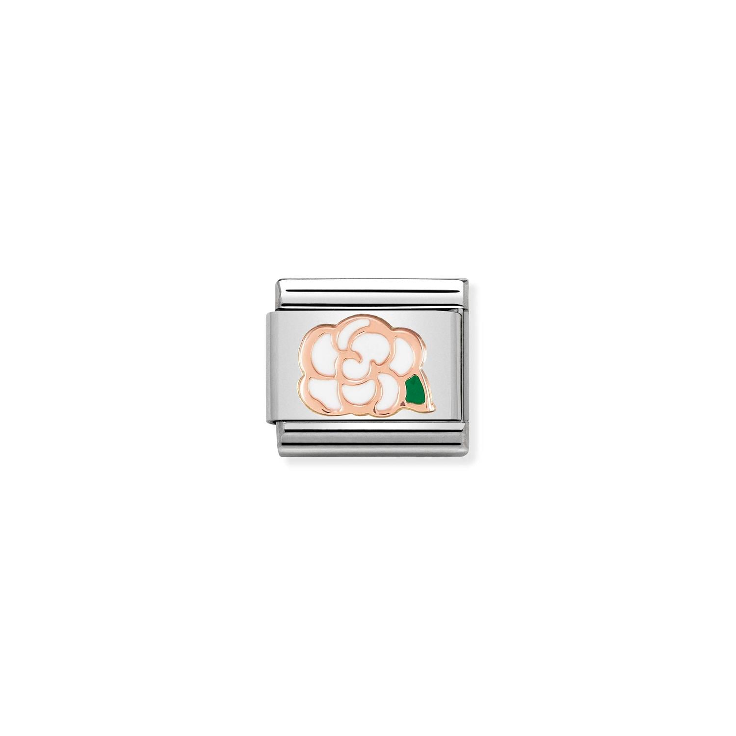 Nomination Classic SYMBOLS 9ct Rose Gold Camellia Charm