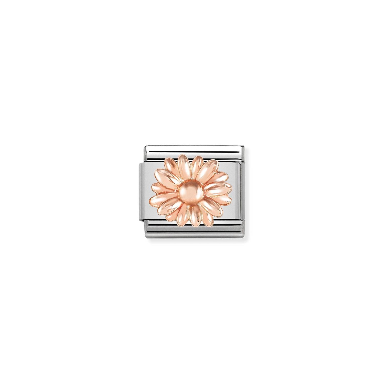 Nomination Classic RELIEF SYMBOLS 9ct Rose Gold Daisy Charm