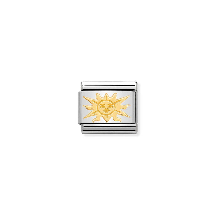 Nomination Classic Gold Sun Charm
