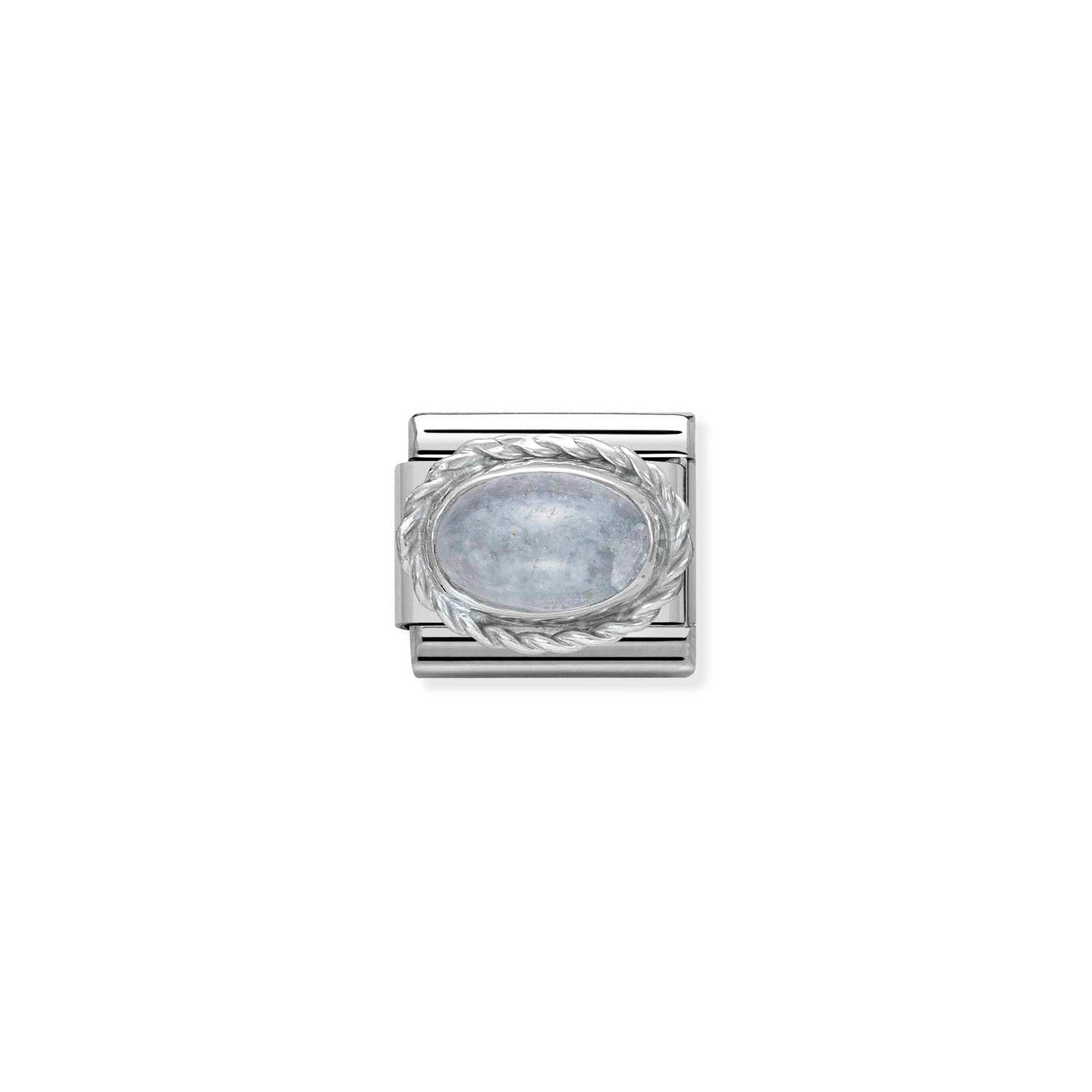 Nomination Classic STONES Silver AQUAMARINE Charm