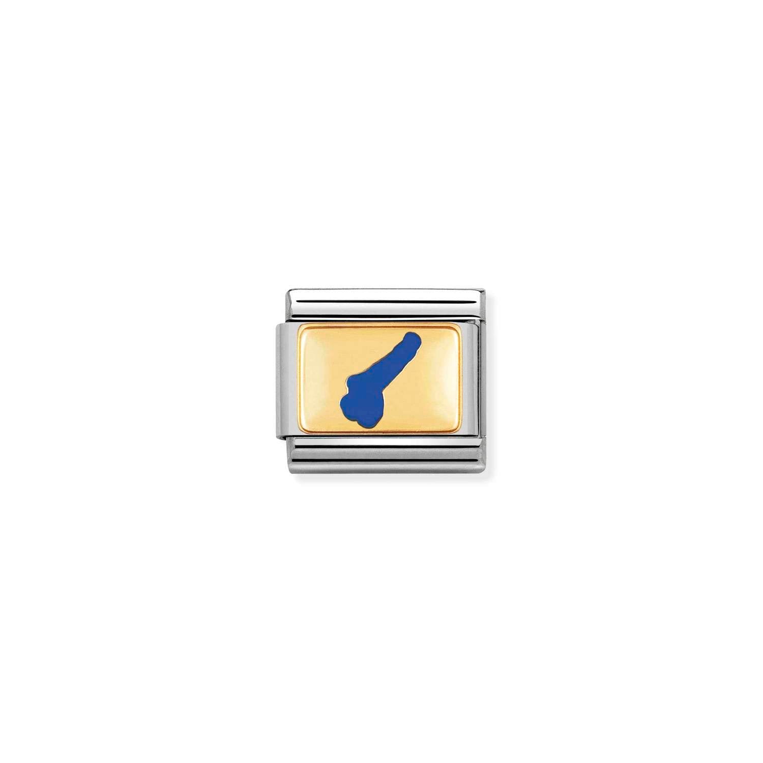 Nomination Classic Gold Lake Garda Charm