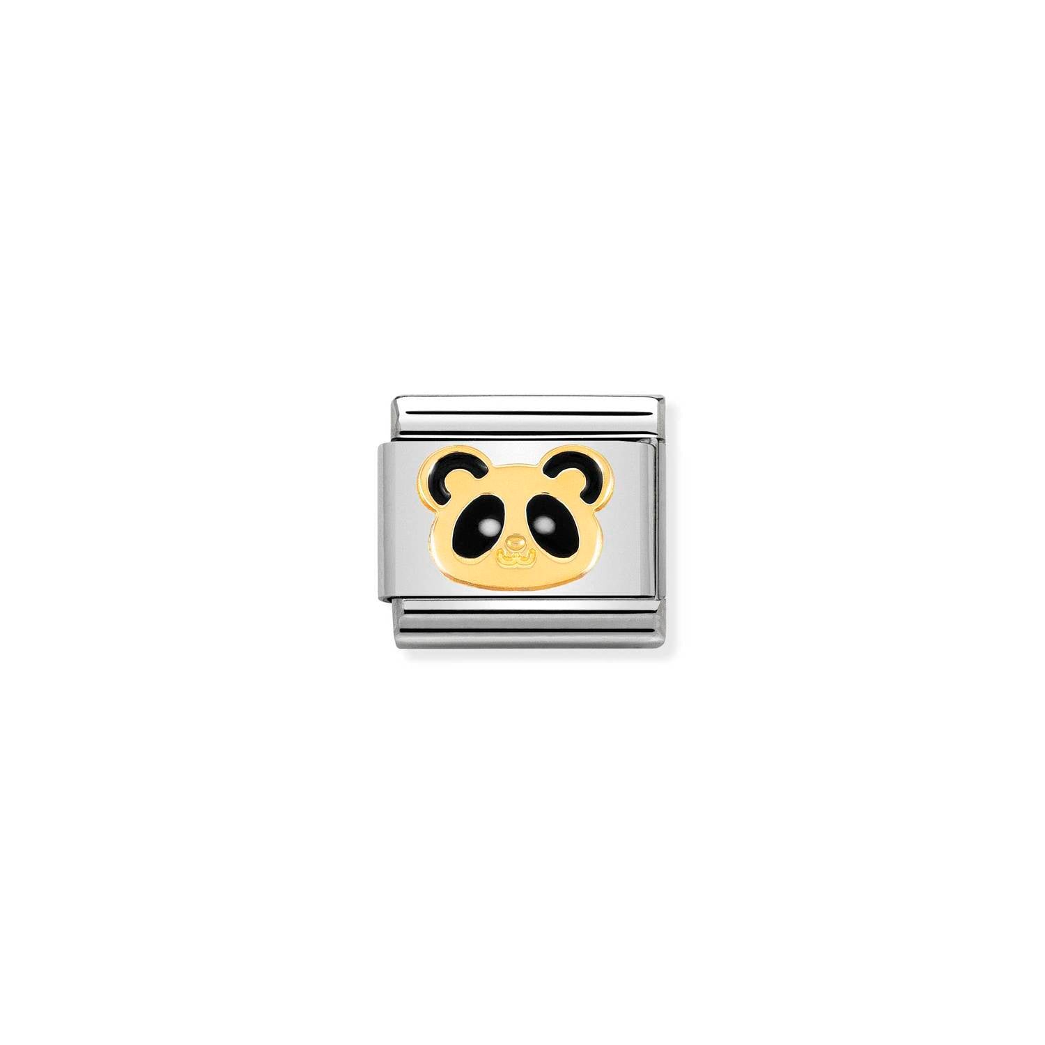 Nomination Classic Gold Panda head Charm