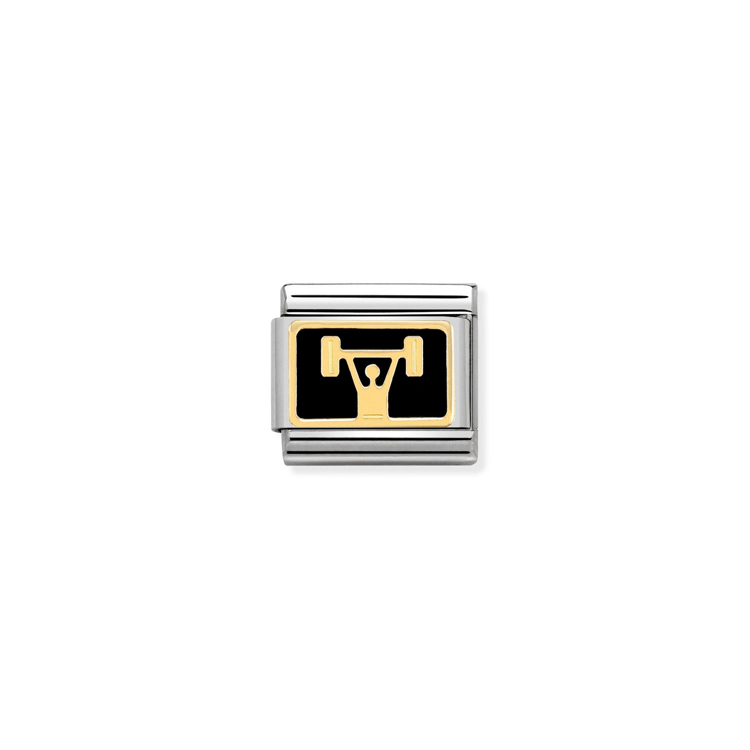 Nomination Classic Gold weightlifting Charm