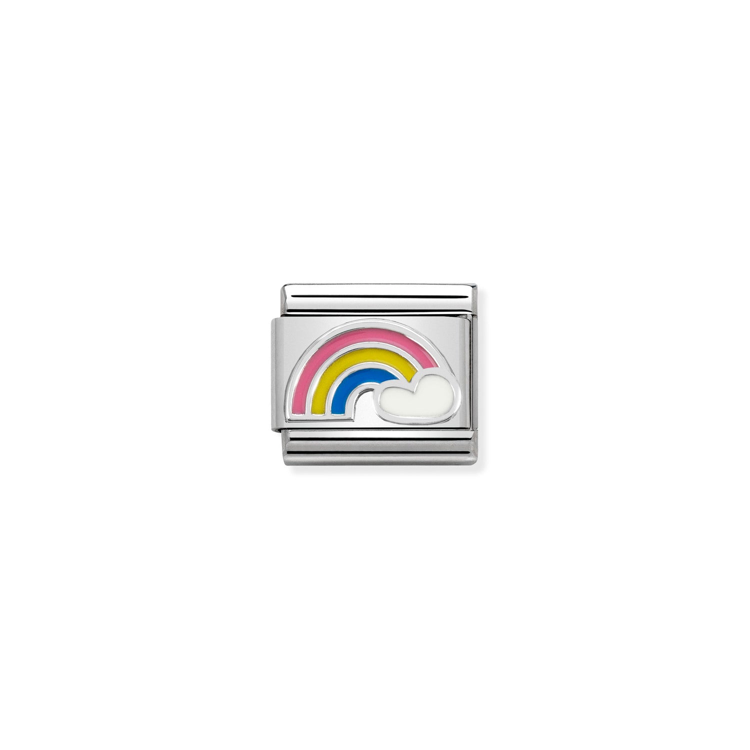 Nomination Classic Silver Rainbow Charm
