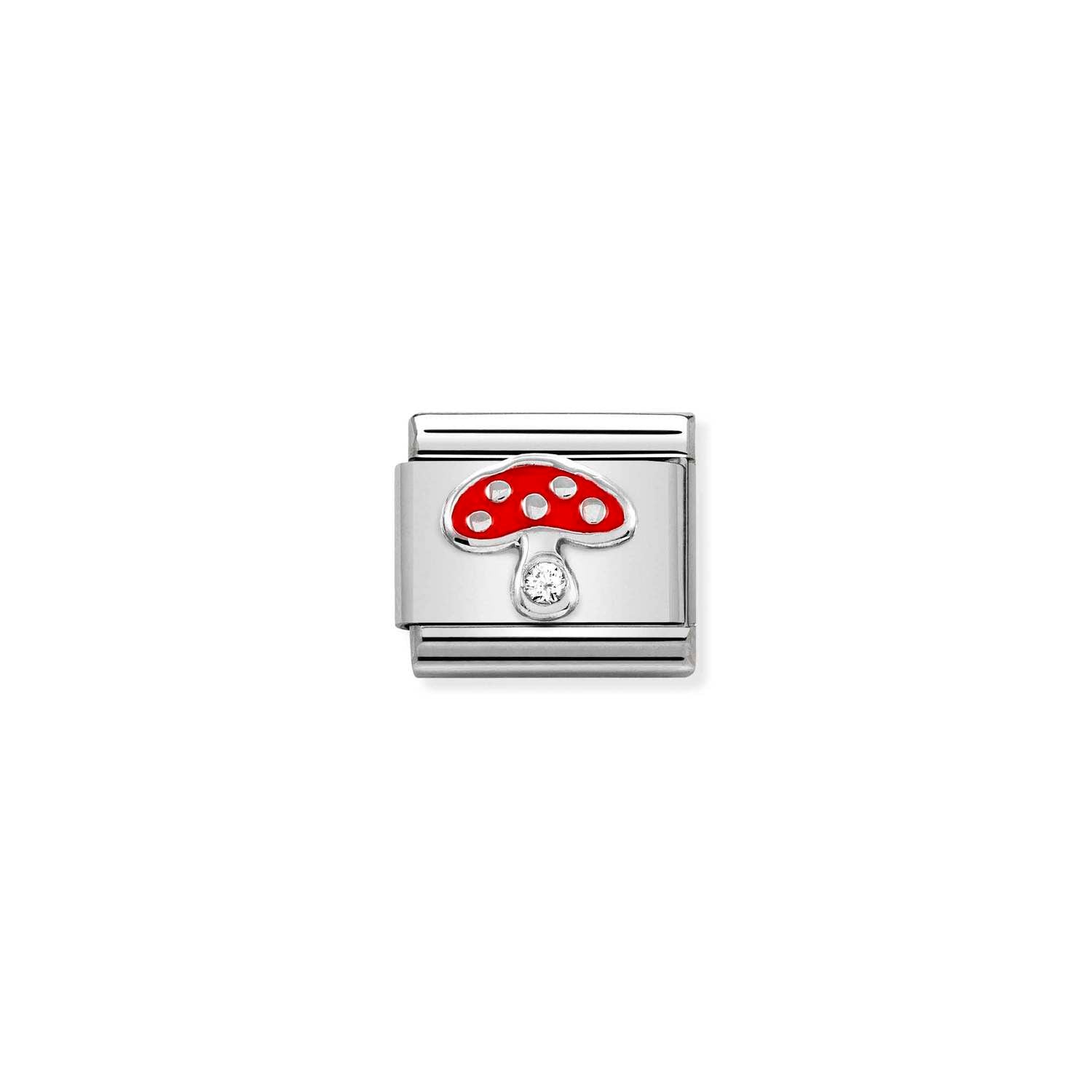 Nomination Classic Silver Mushroom Charm