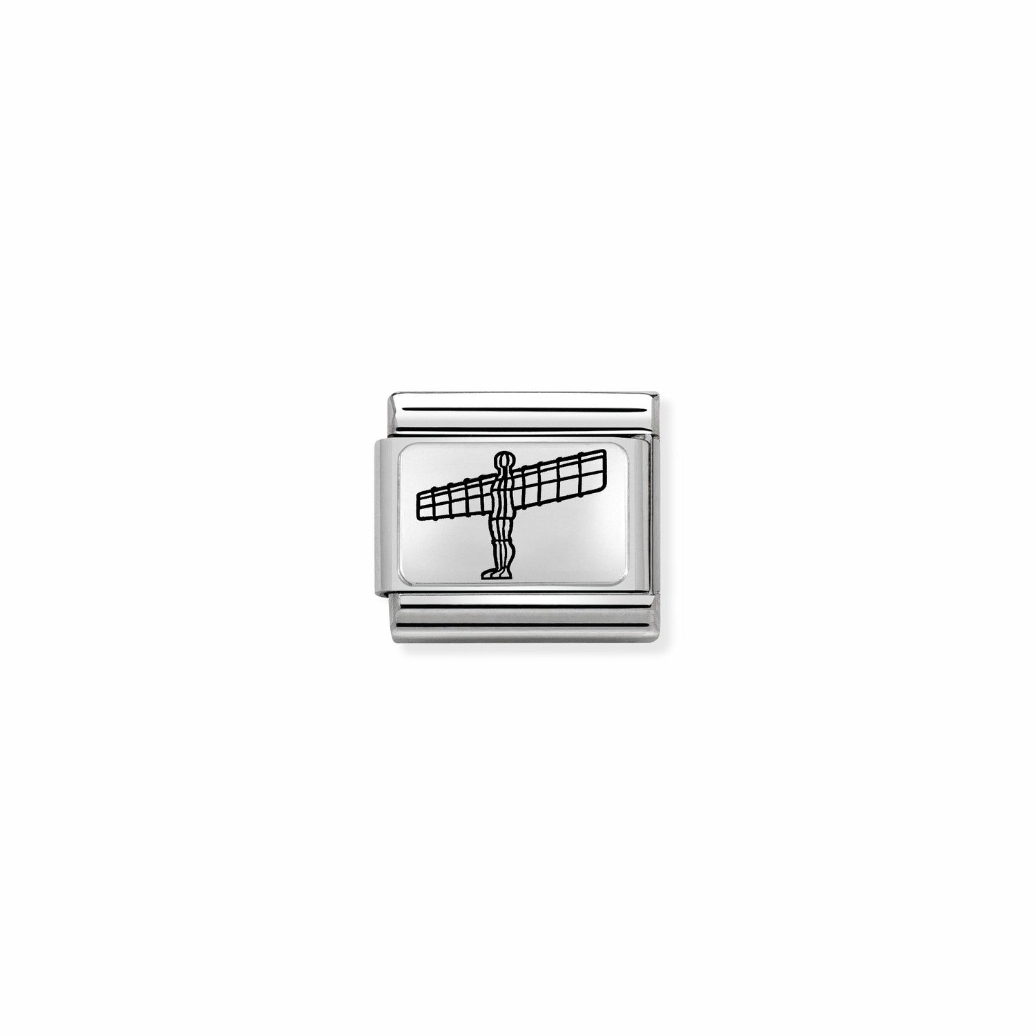 Nomination Classic PLATES Silver Angel of North Charm