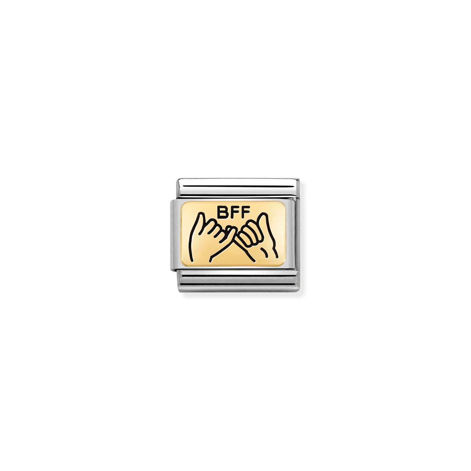 Nomination Classic Gold BFF hands Charm