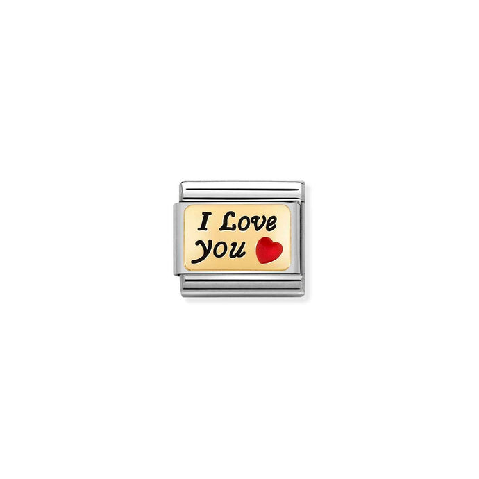 Nomination Classic Gold I love You Charm