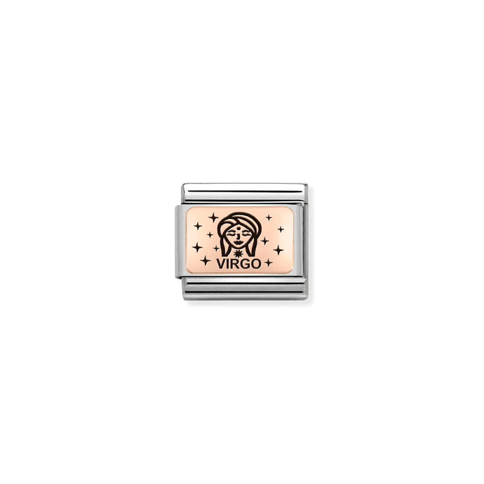 Nomination Classic ZODIAC 9ct Rose Gold Virgo Charm