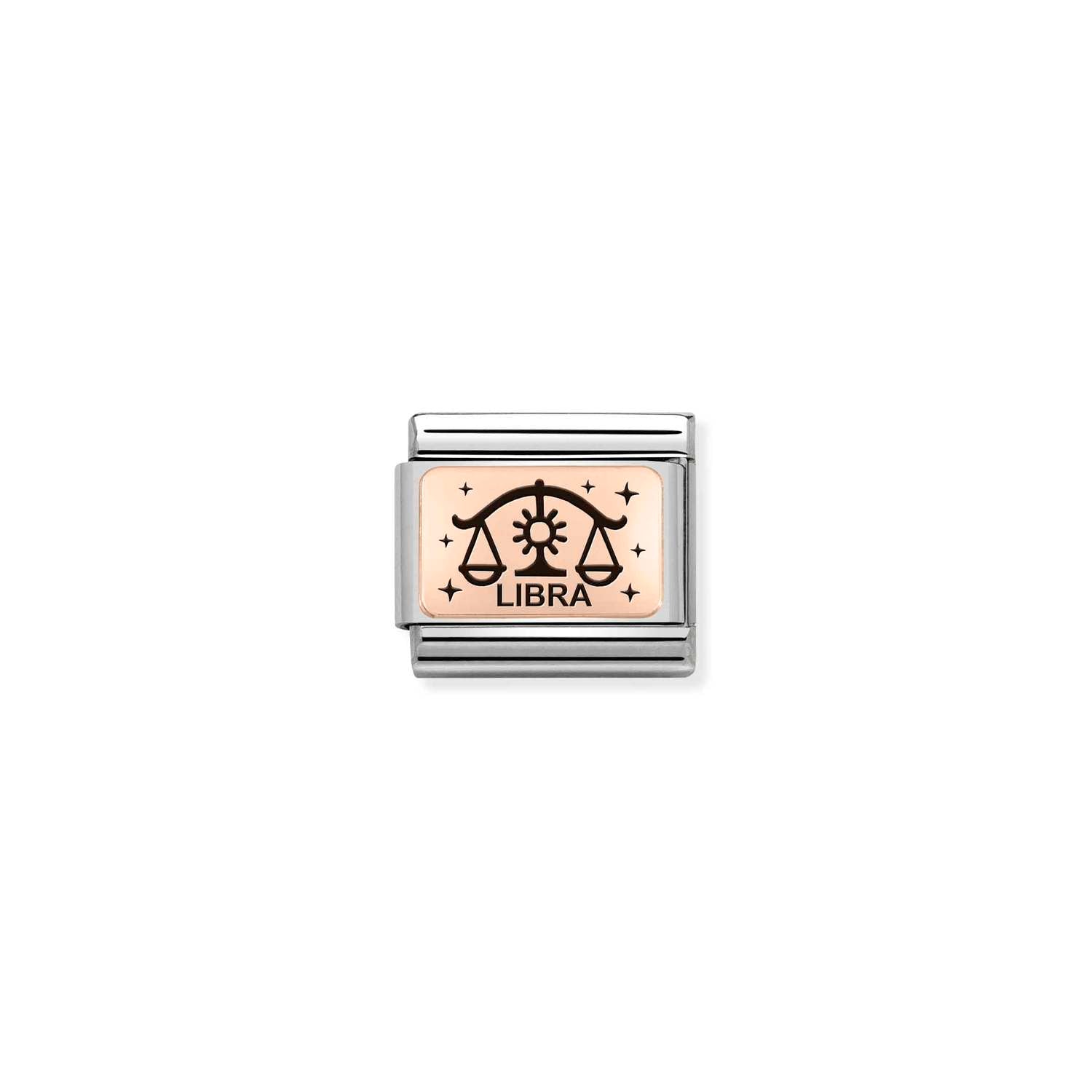 Nomination Classic ZODIAC 9ct Rose Gold Libra Charm