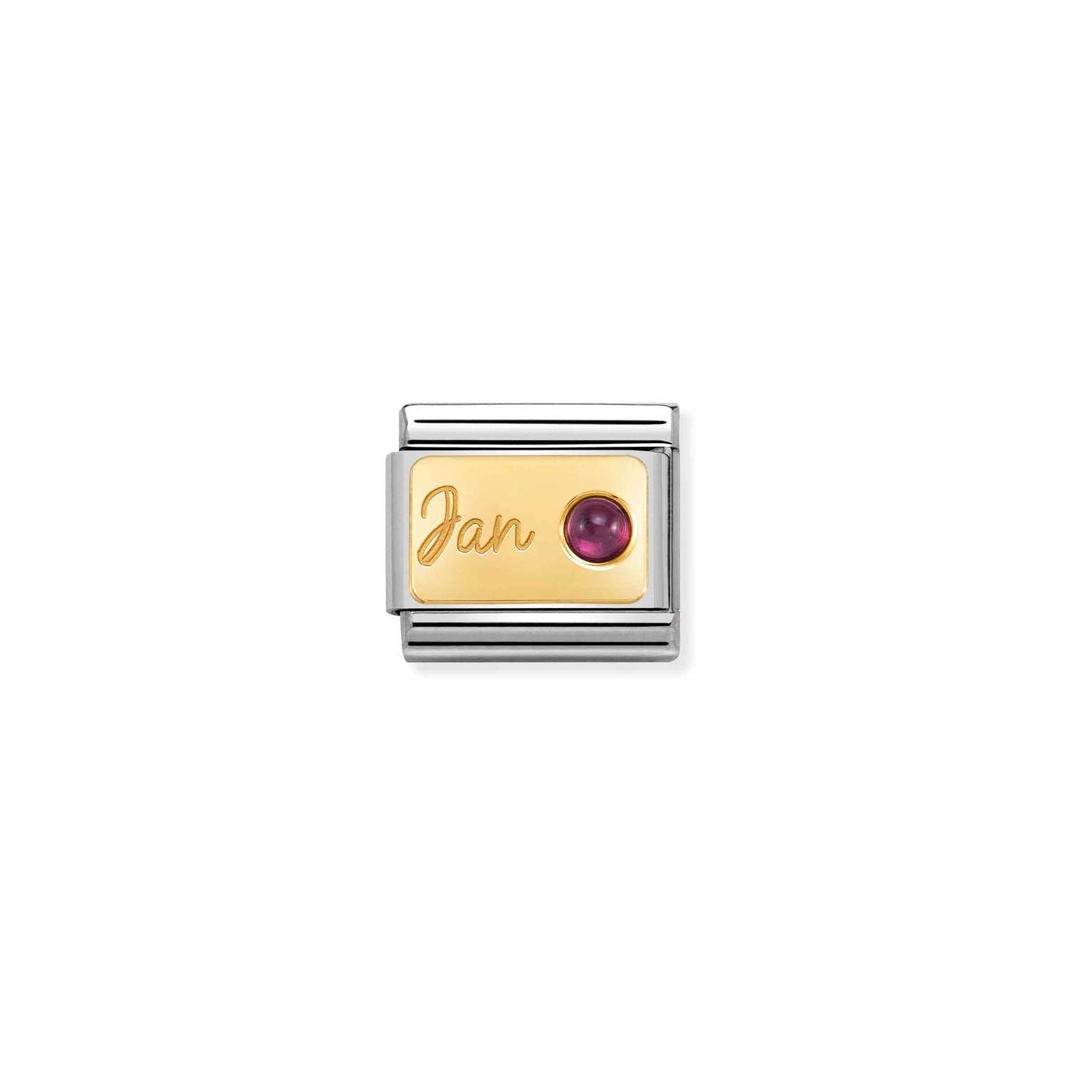 Nomination Classic MONTH STONE Gold January GARNET Charm