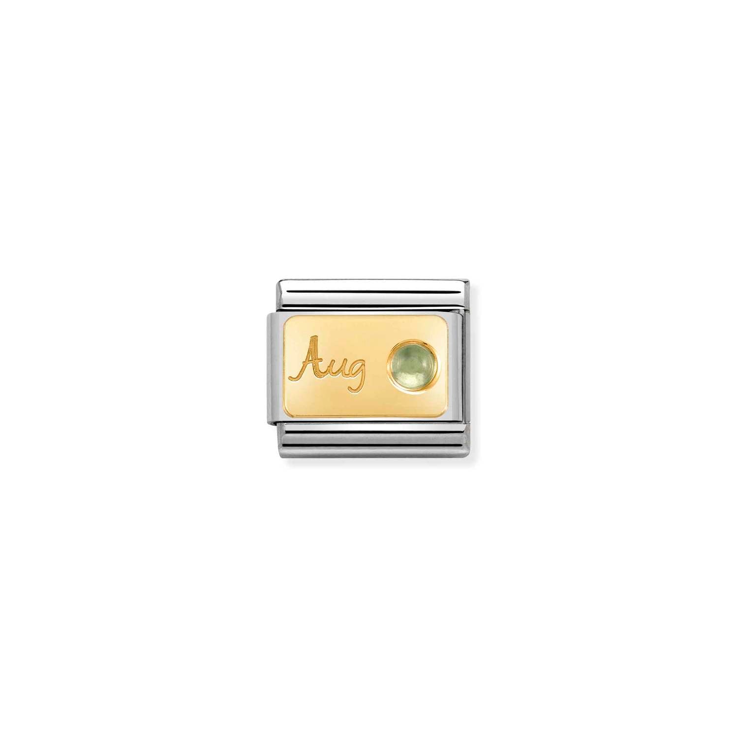 Nomination Classic MONTH STONE Gold August PERIDOT Charm