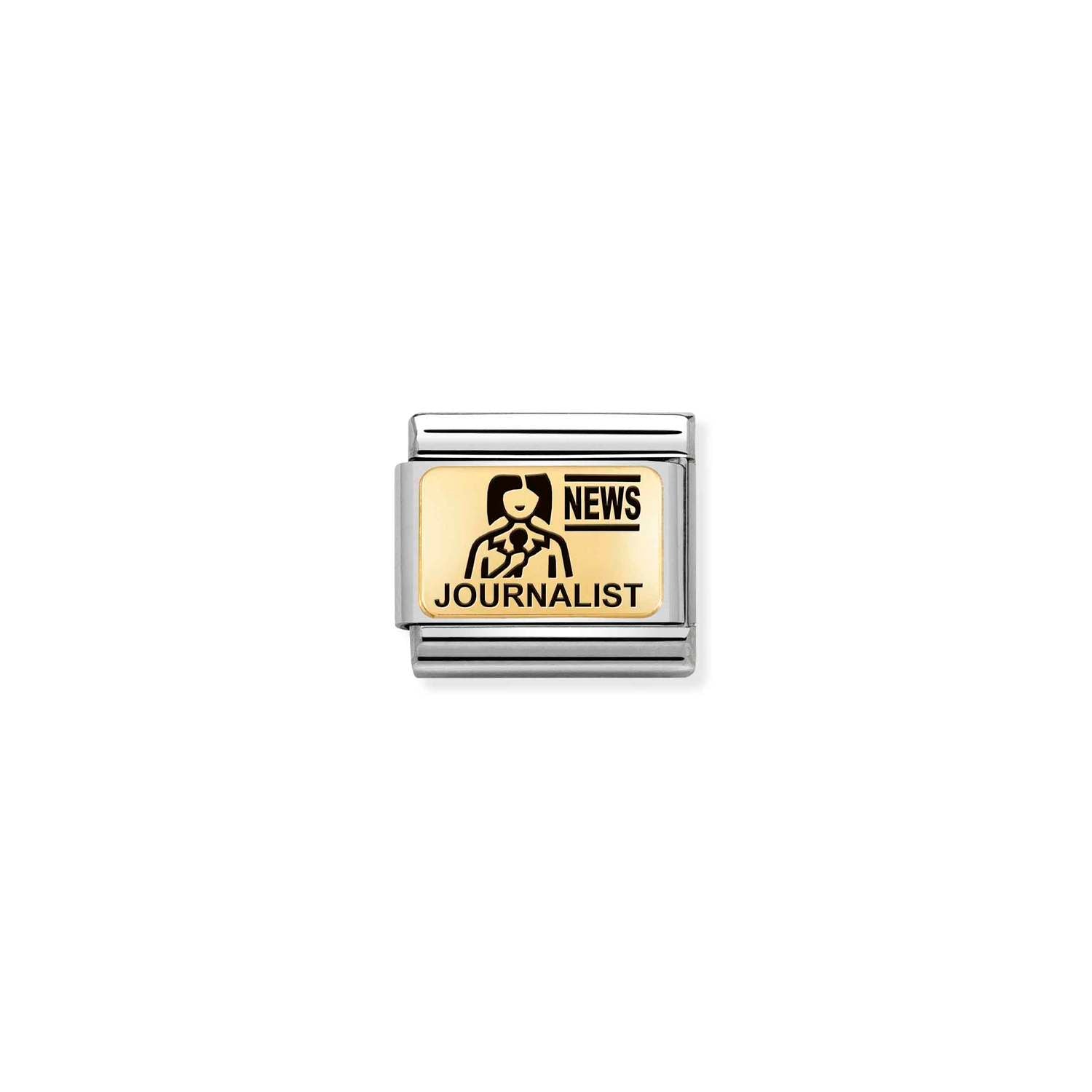 Nomination Classic Gold Journalist Charm