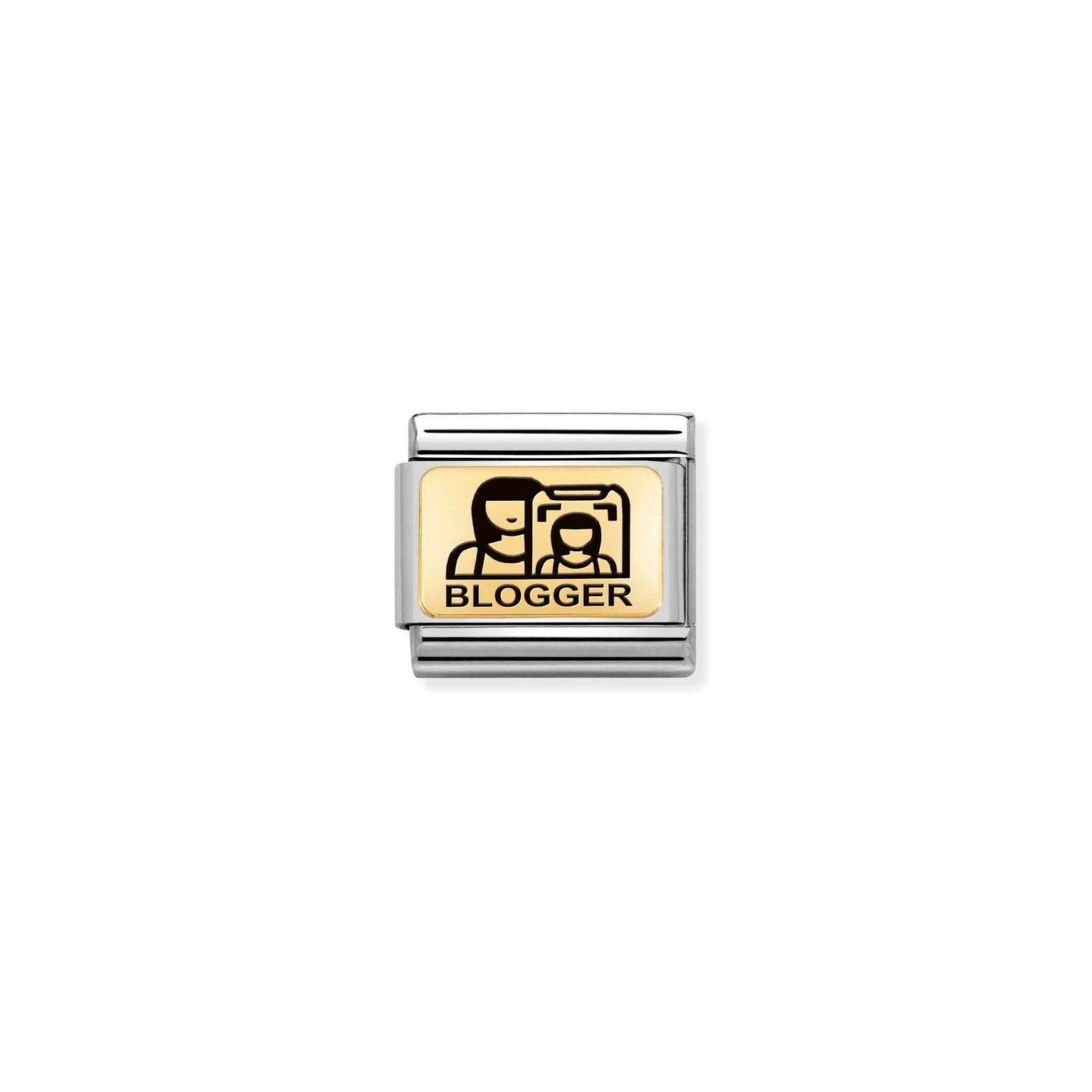 Nomination Classic Gold Blogger Charm