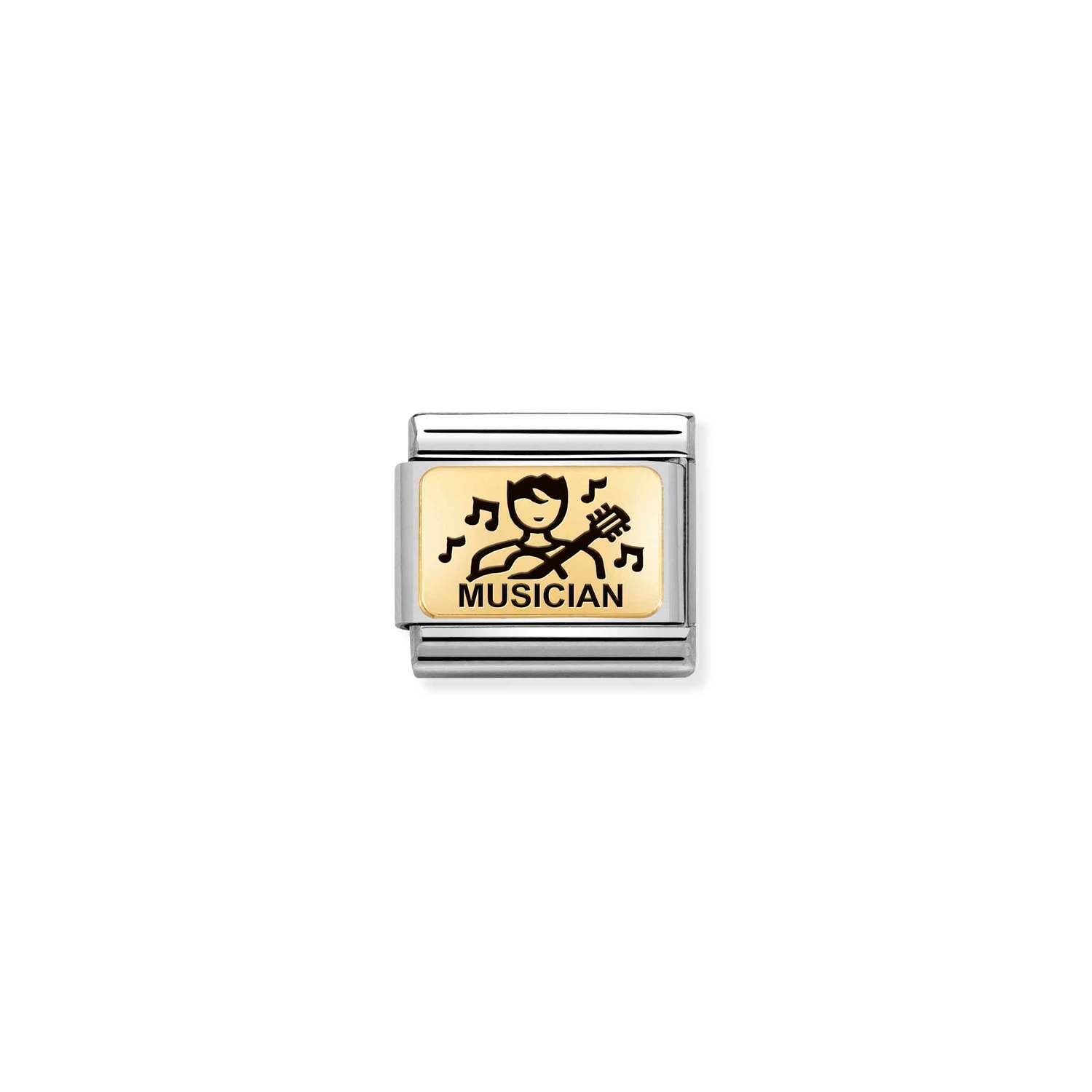 Nomination Classic Gold Musician Charm
