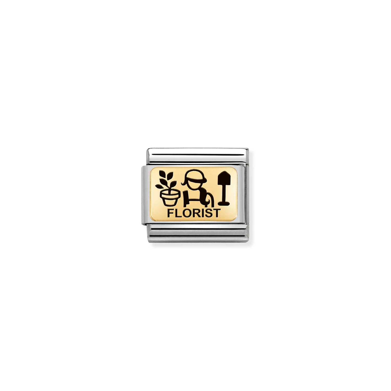 Nomination Classic Gold Florist Charm