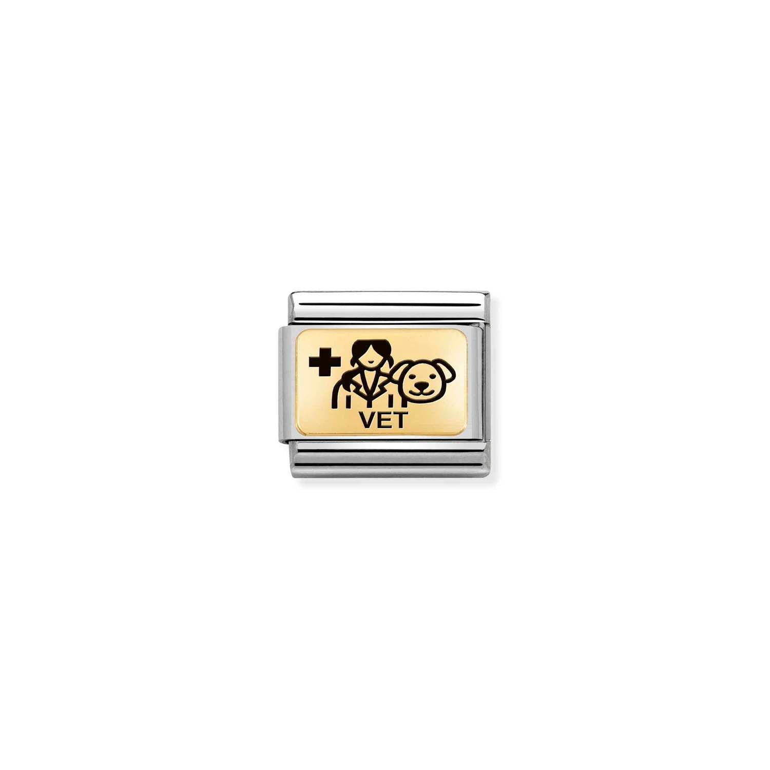 Nomination Classic Gold Vet Charm