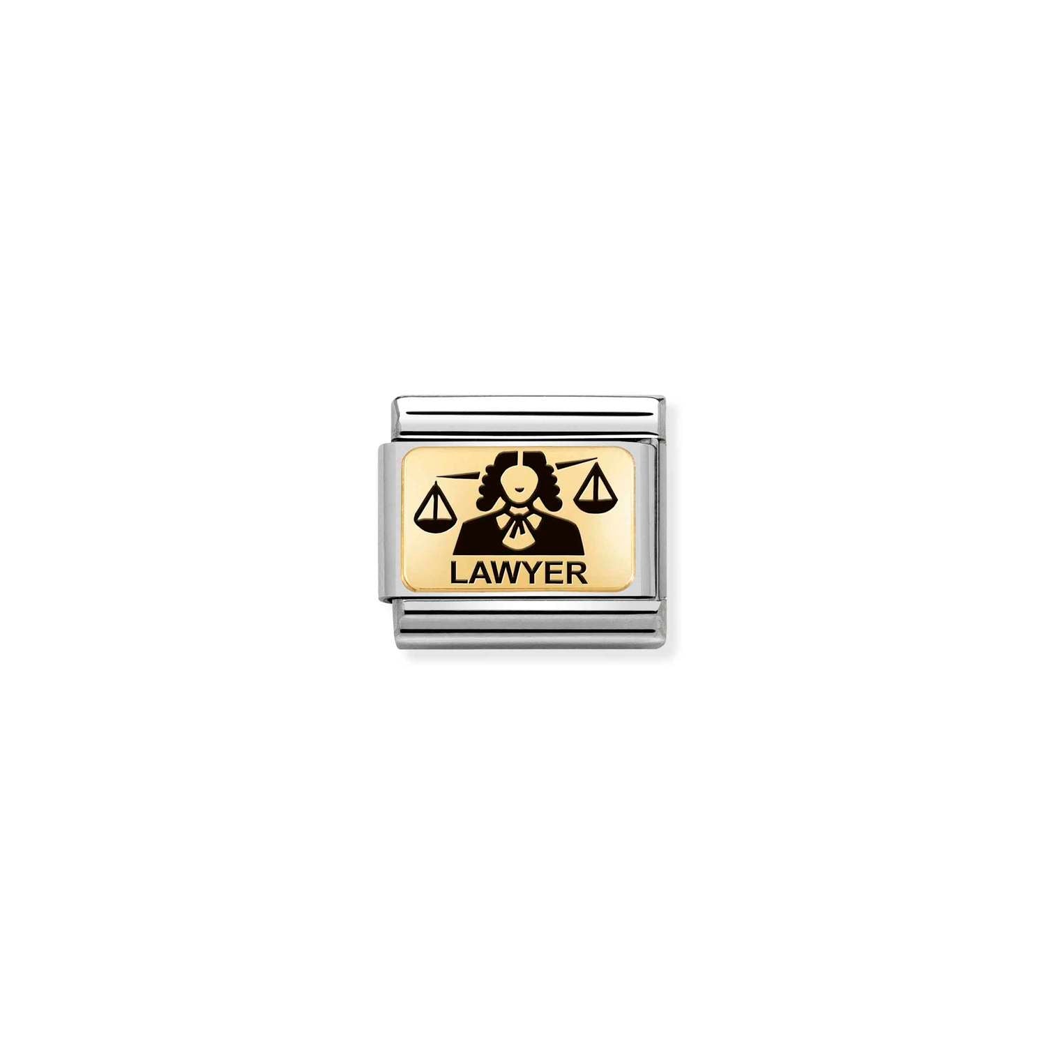 Nomination Classic Gold Lawyer Charm