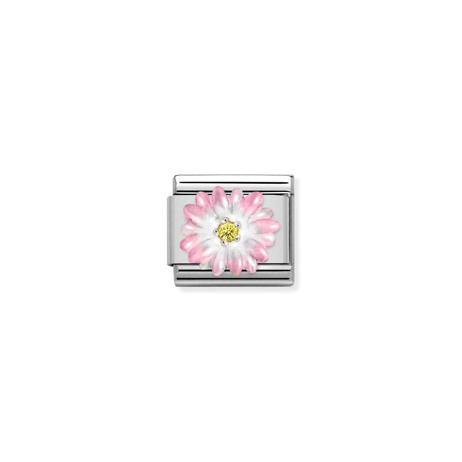 Nomination Classic Silver ROSE flower Charm