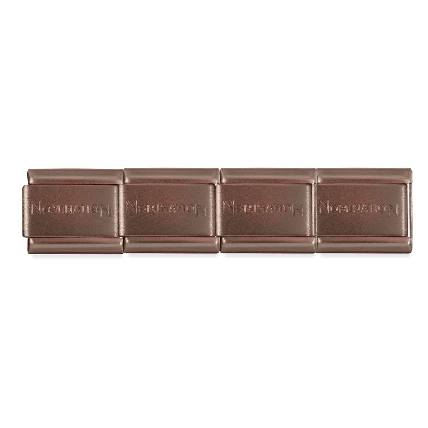 Nomination CLASSIC Chocolate Matt Coloured Base Bracelets in stainless steel