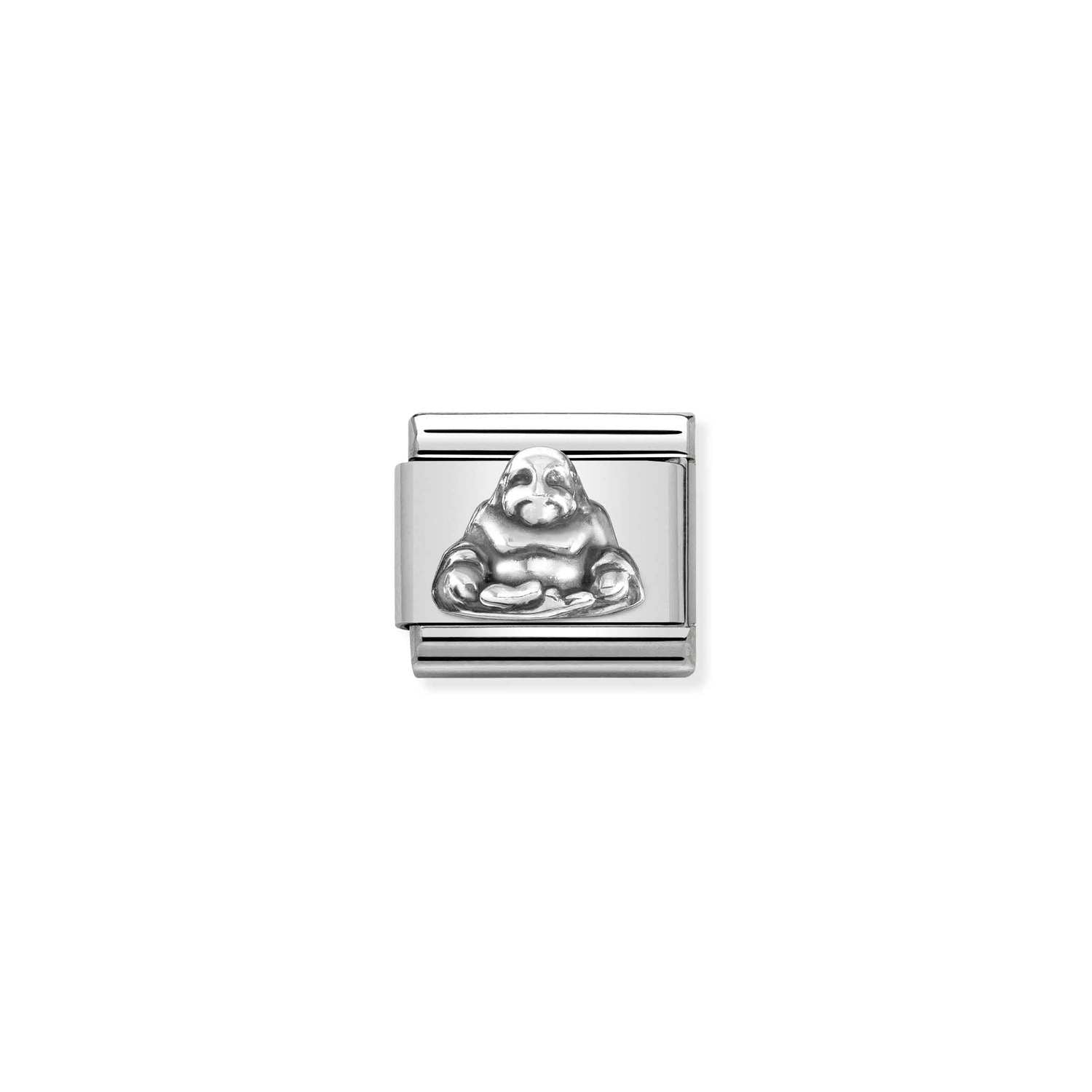 Nomination Classic OXIDIZED SYMBOLS in Silver Buddha Charm