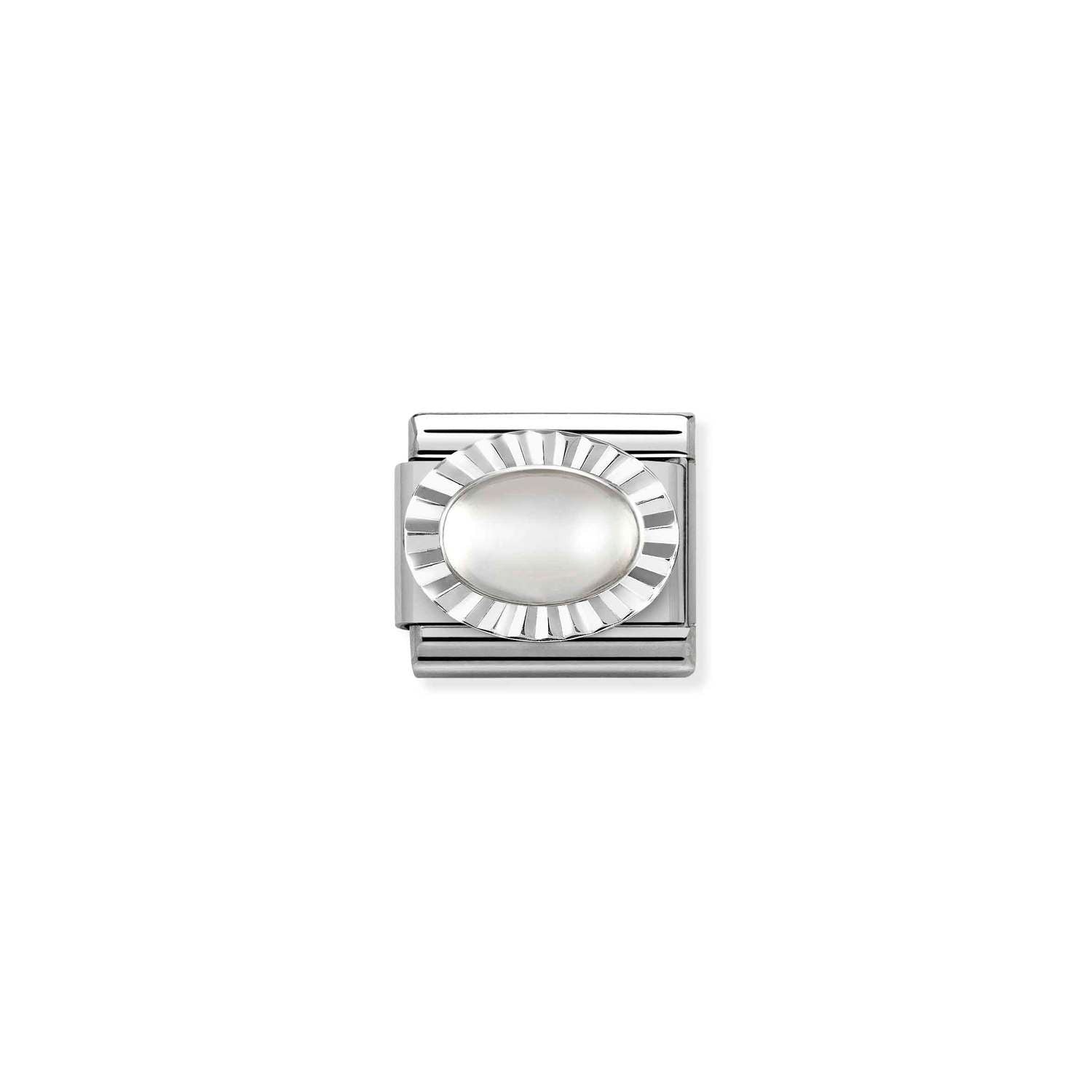 Nomination Classic Silver MOON STONE Charm
