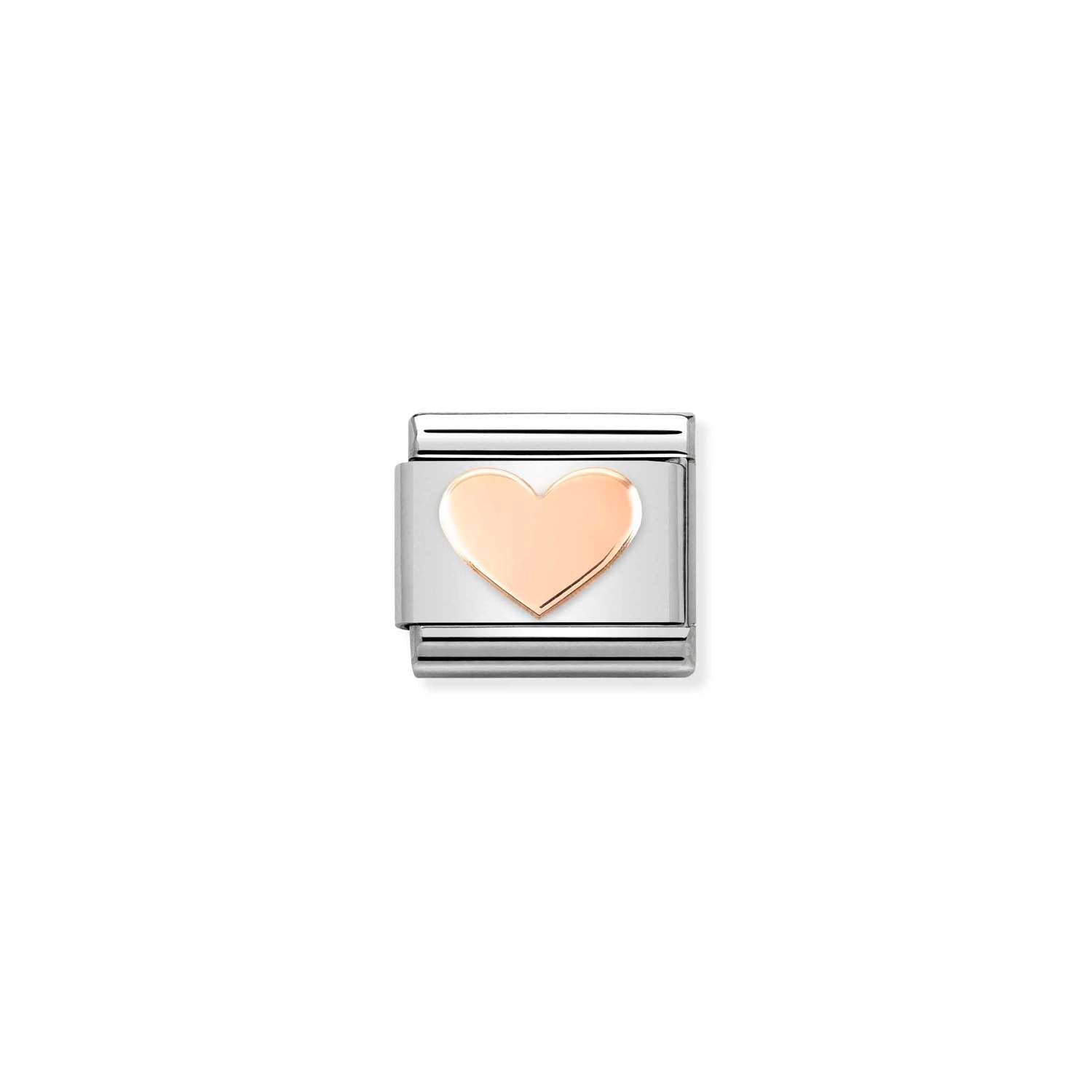 Nomination Classic SYMBOLS 9ct Rose Gold Heart 1 Charm