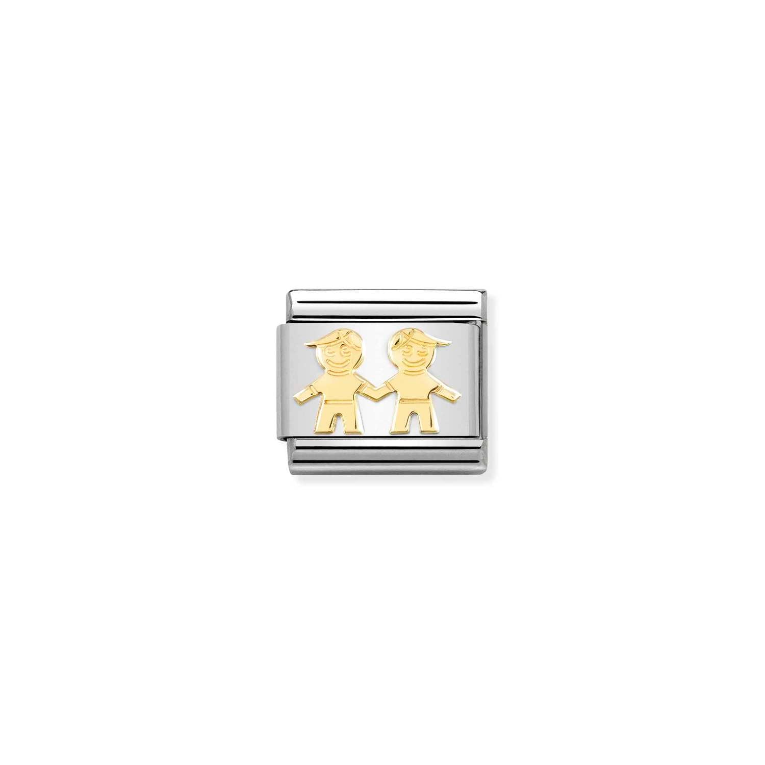 Nomination Classic Gold Brothers Charm