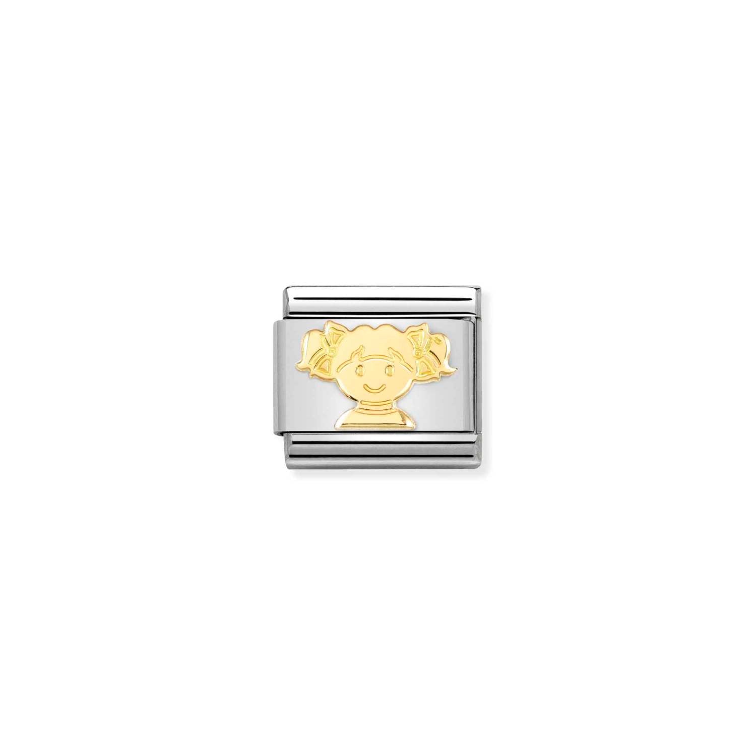 Nomination Classic Gold Girl Charm