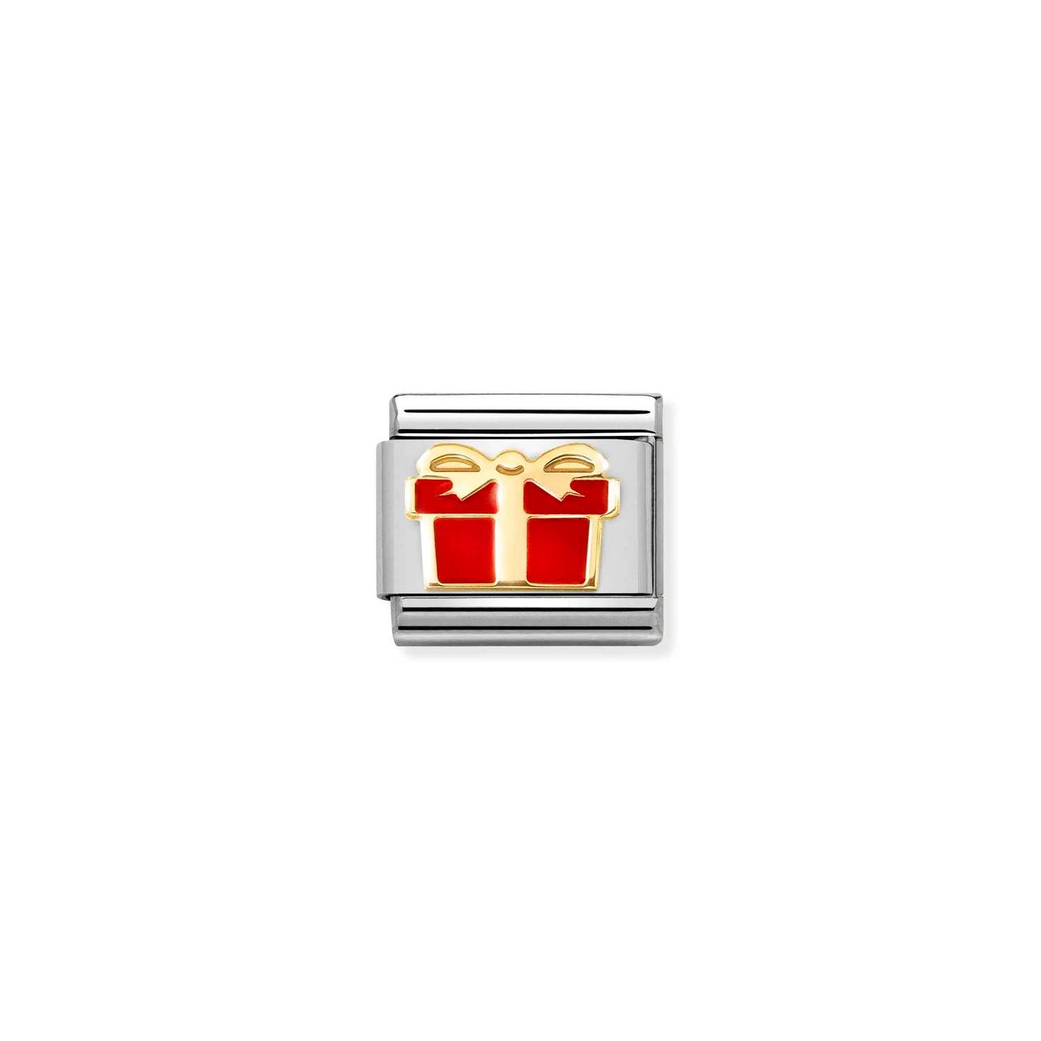 Nomination Classic Gold New Red gift box Charm